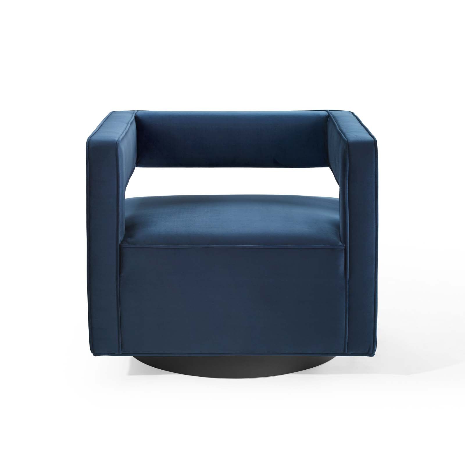 Booth Performance Velvet Swivel Armchair by Modway