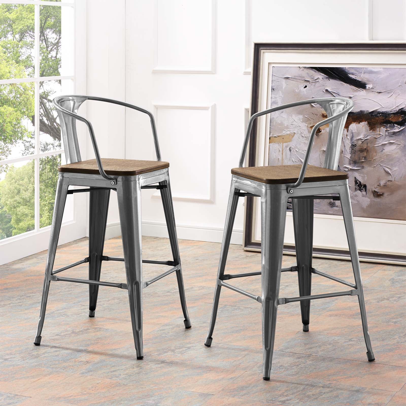 Promenade Bar Stool Set of 2 by Modway