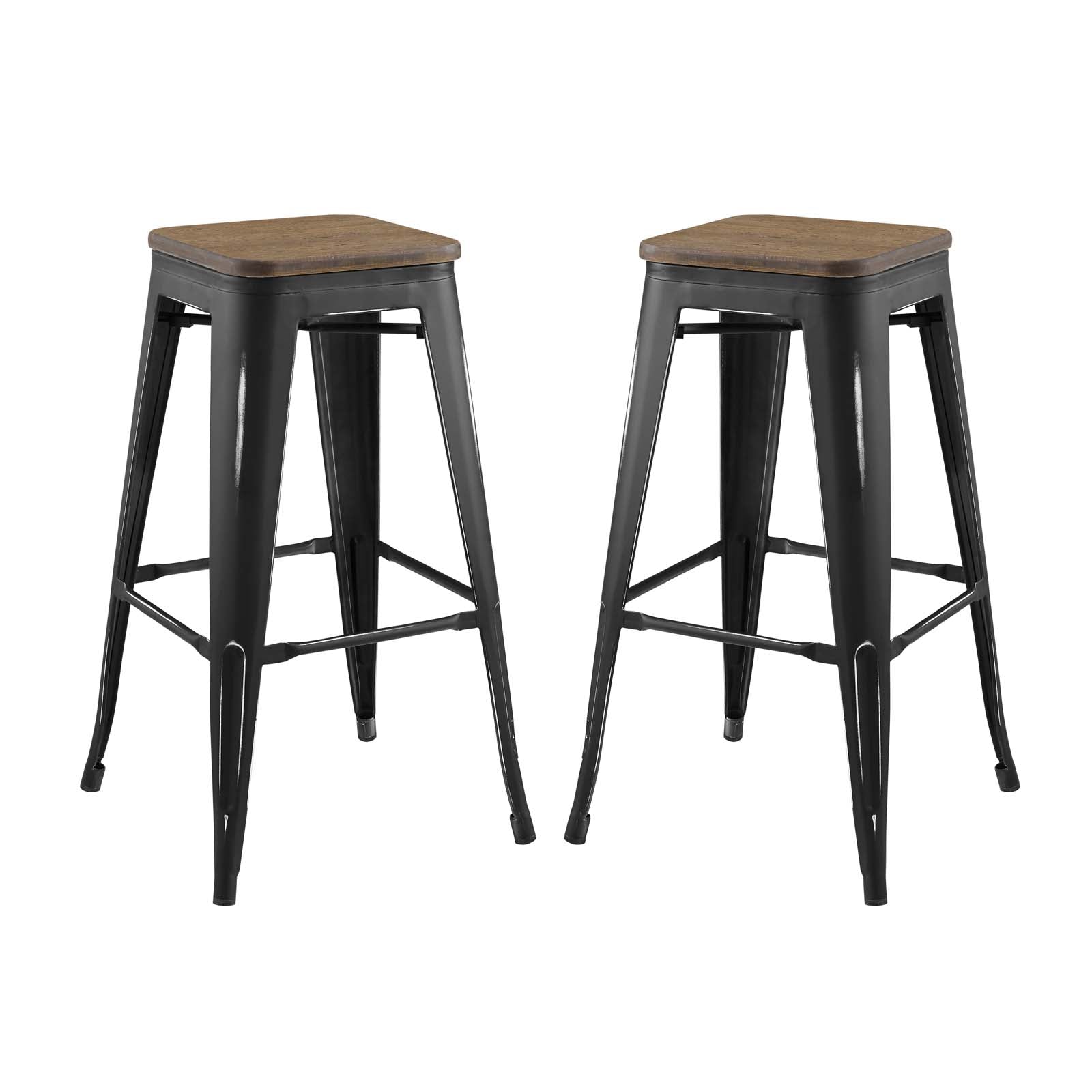 Promenade Bar Stools Set of 2 by Modway