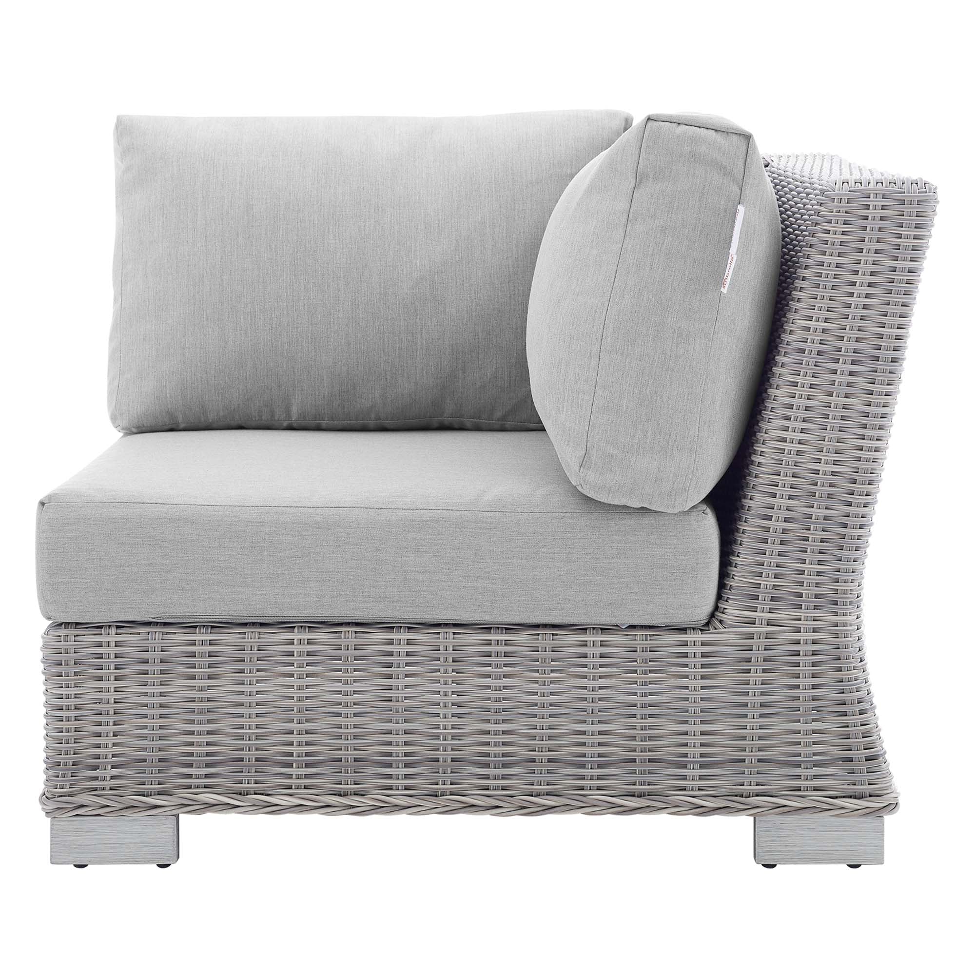 Conway Sunbrella® Outdoor Patio Wicker Rattan Corner Chair by Modway