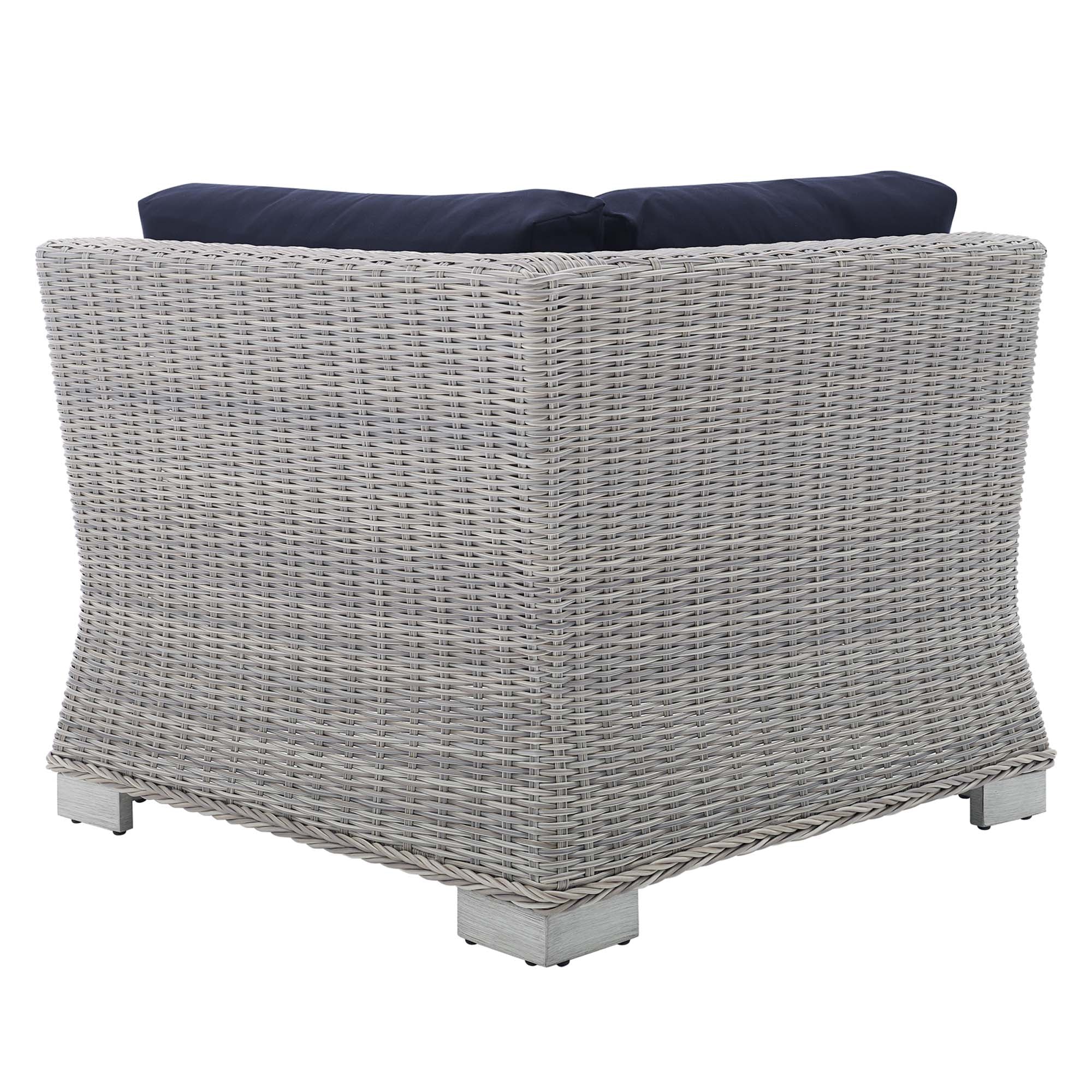 Conway Sunbrella® Outdoor Patio Wicker Rattan Corner Chair by Modway