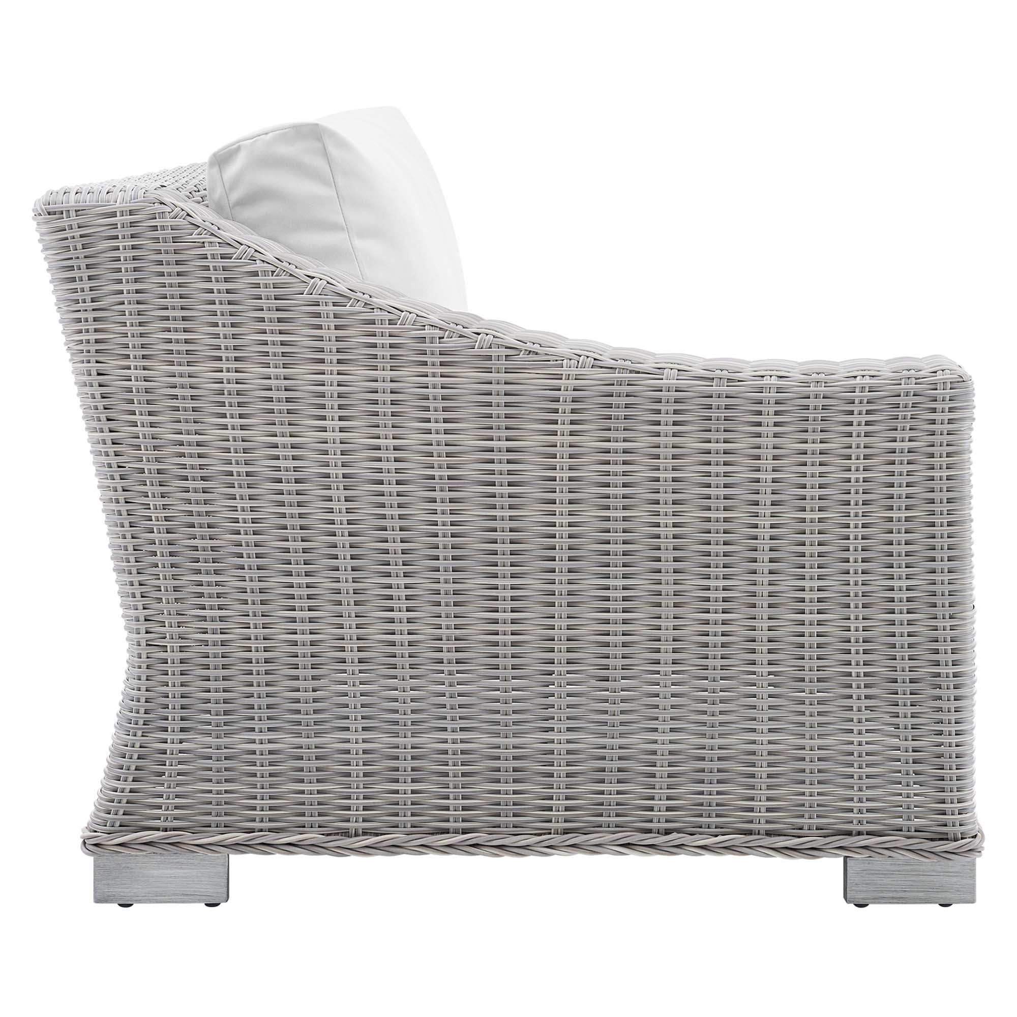 Conway Sunbrella® Outdoor Patio Wicker Rattan Left-Arm Chair by Modway