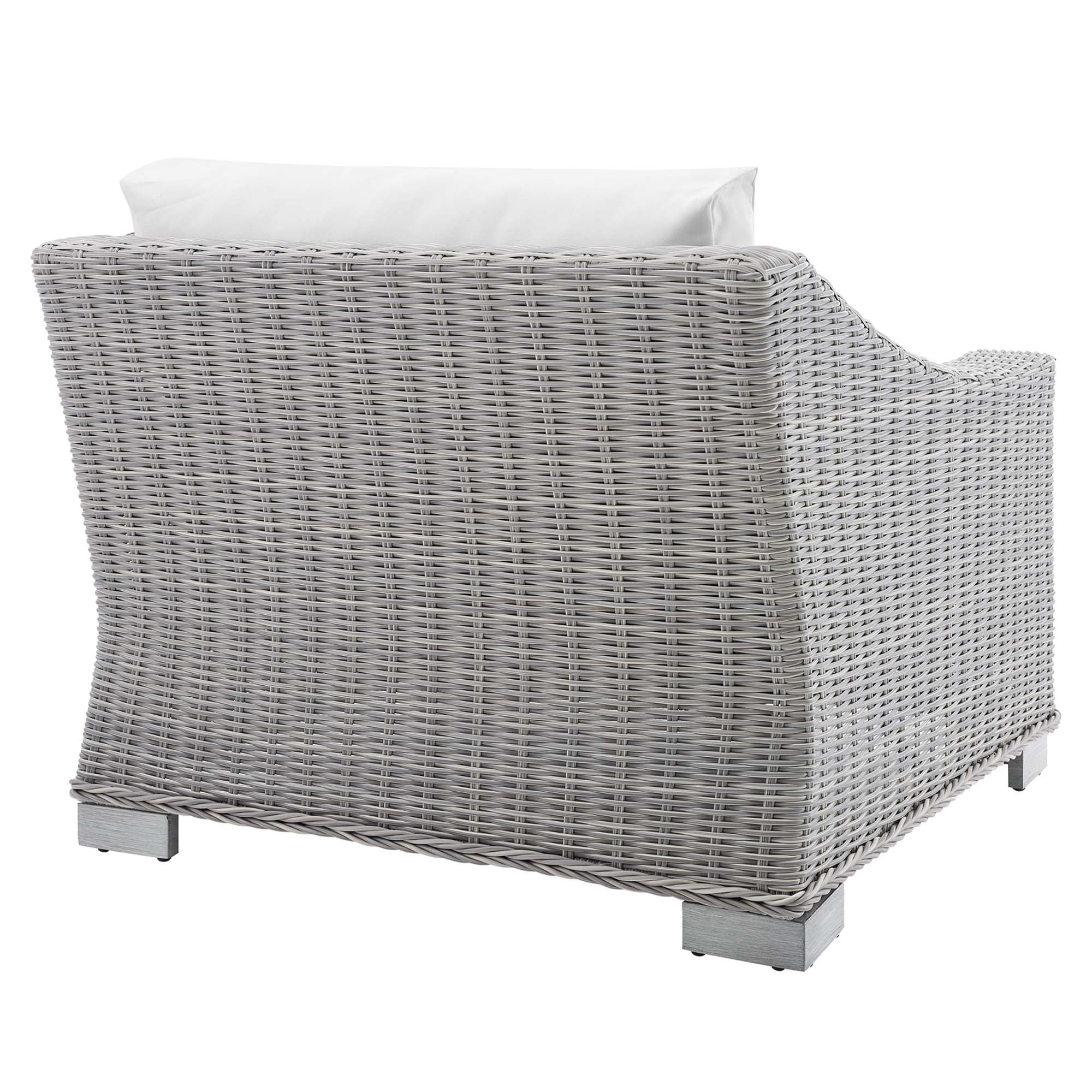 Conway Sunbrella® Outdoor Patio Wicker Rattan Left-Arm Chair by Modway