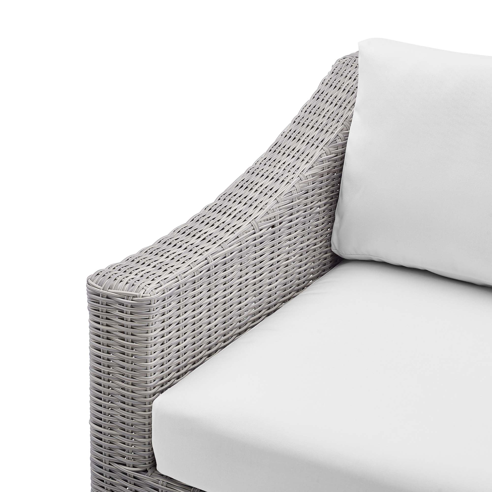 Conway Sunbrella® Outdoor Patio Wicker Rattan Left-Arm Chair by Modway
