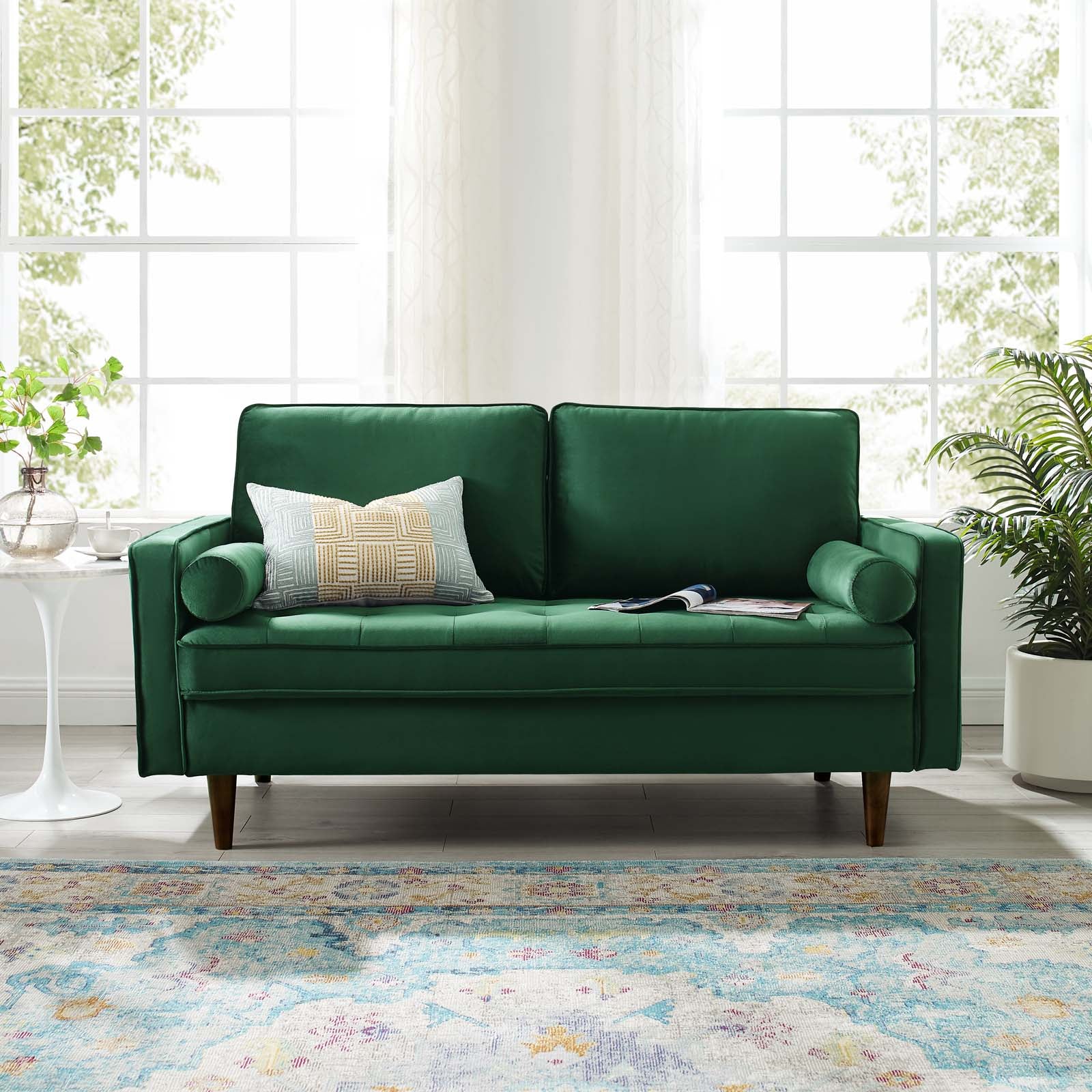 Valour Performance Velvet Loveseat by Modway