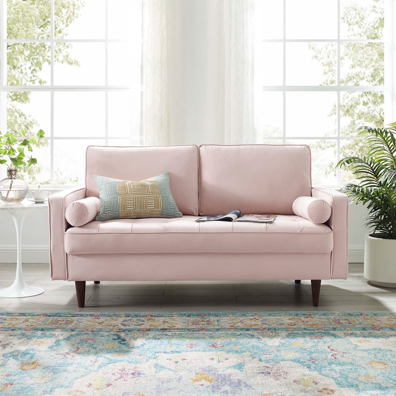 Valour Performance Velvet Loveseat by Modway