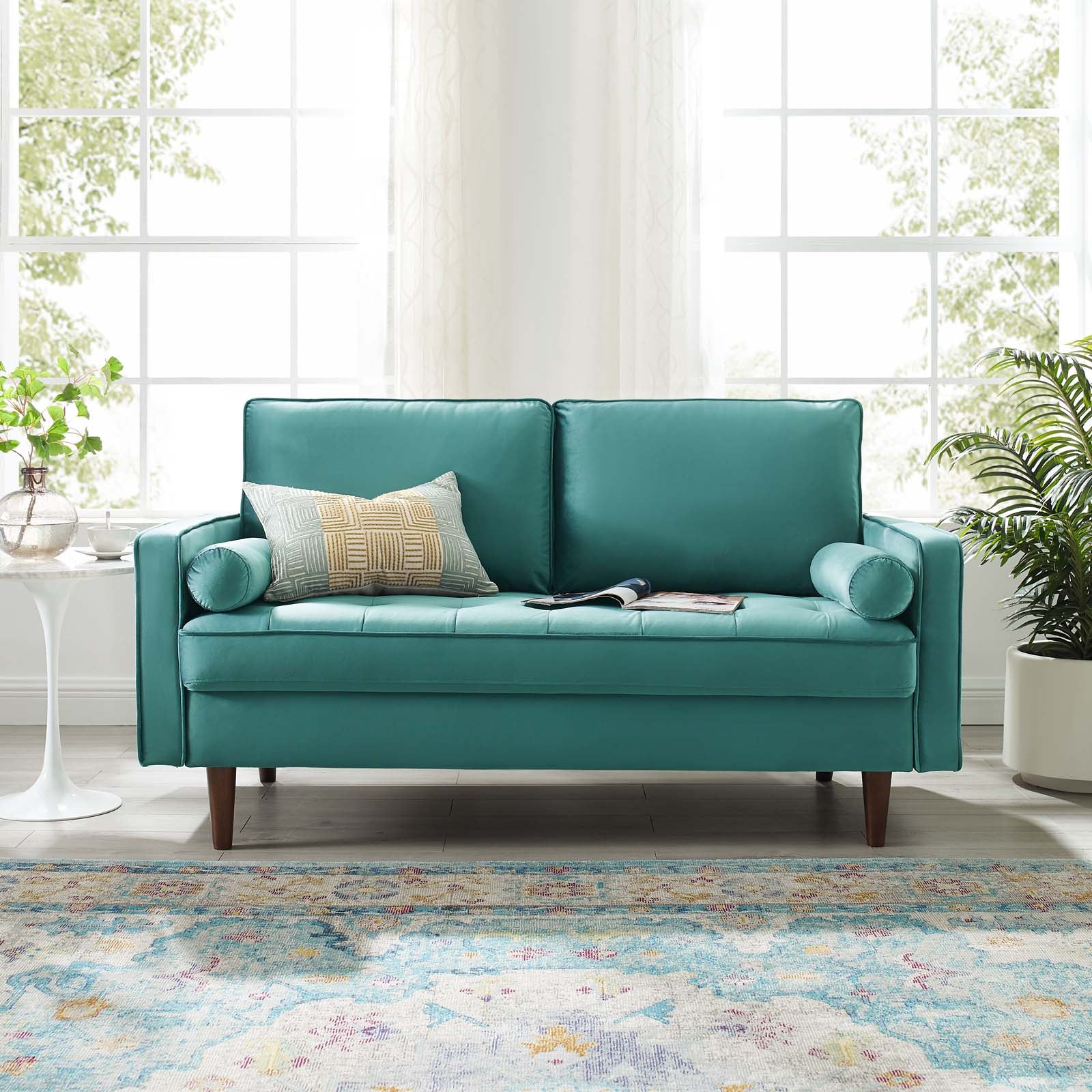 Valour Performance Velvet Loveseat by Modway