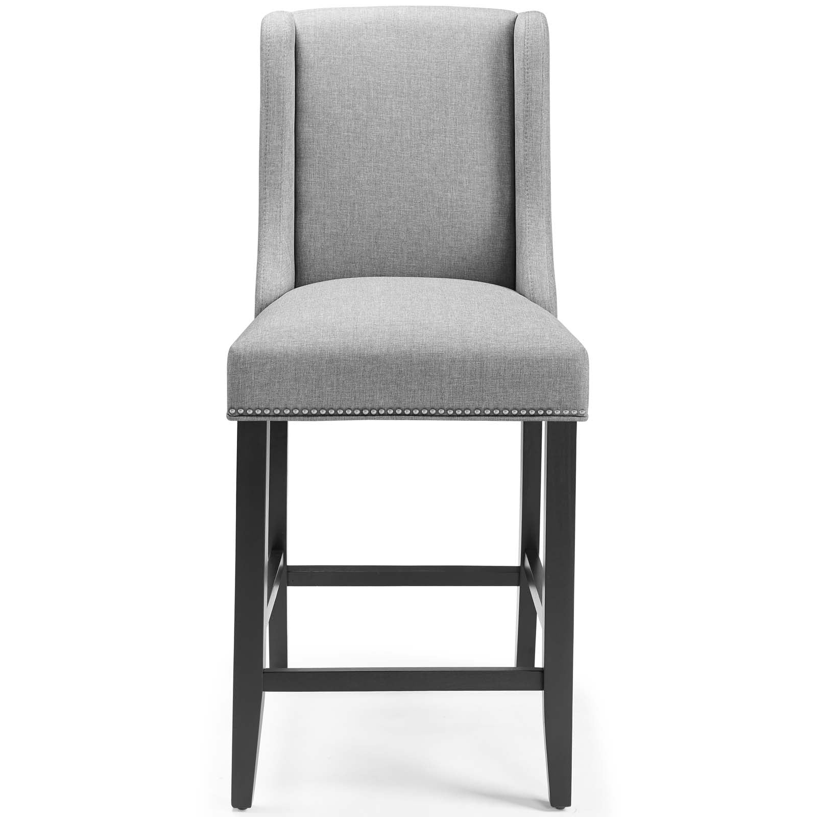 Baron Counter Stool Upholstered Fabric Set of 2 by Modway