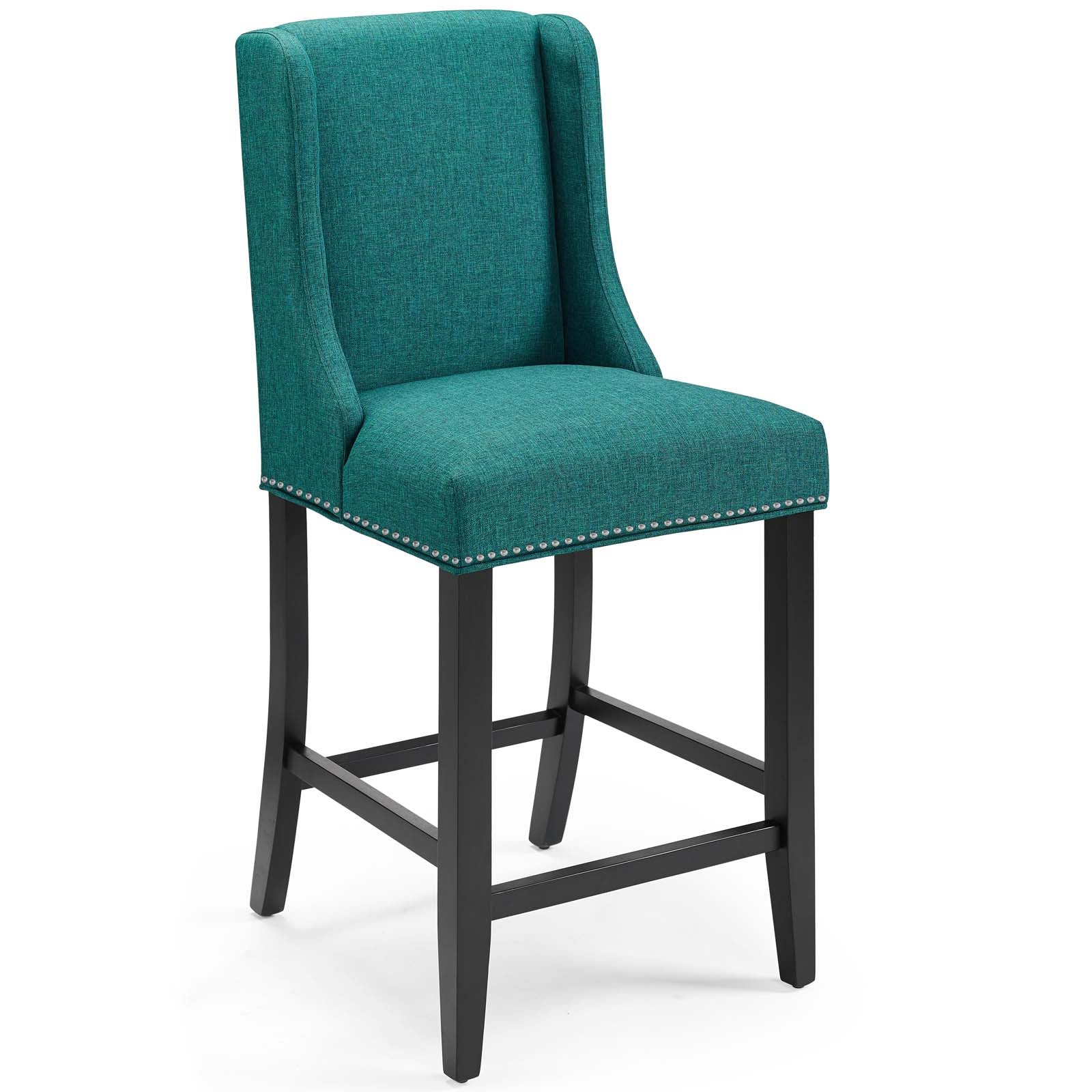 Baron Counter Stool Upholstered Fabric Set of 2 by Modway