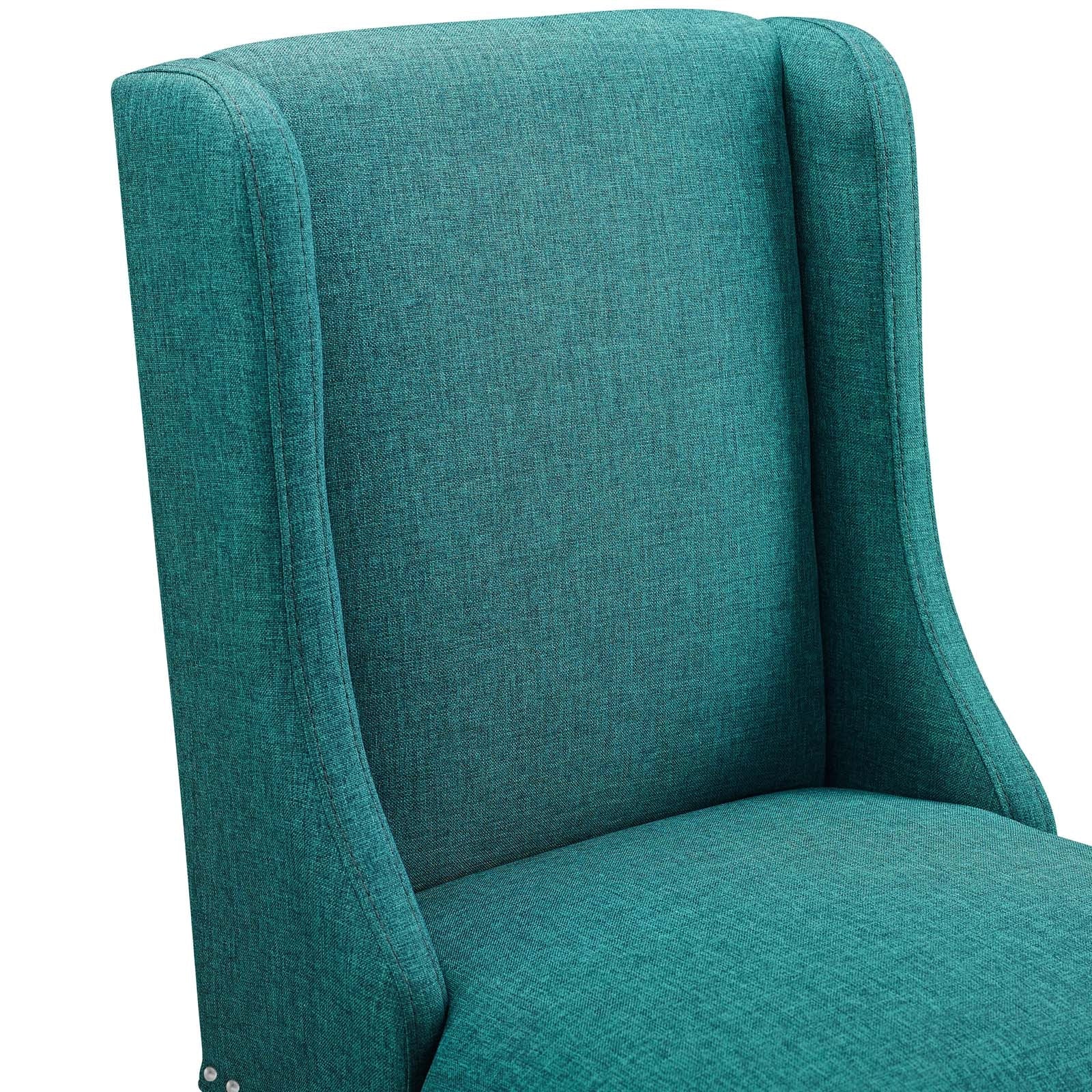 Baron Counter Stool Upholstered Fabric Set of 2 by Modway