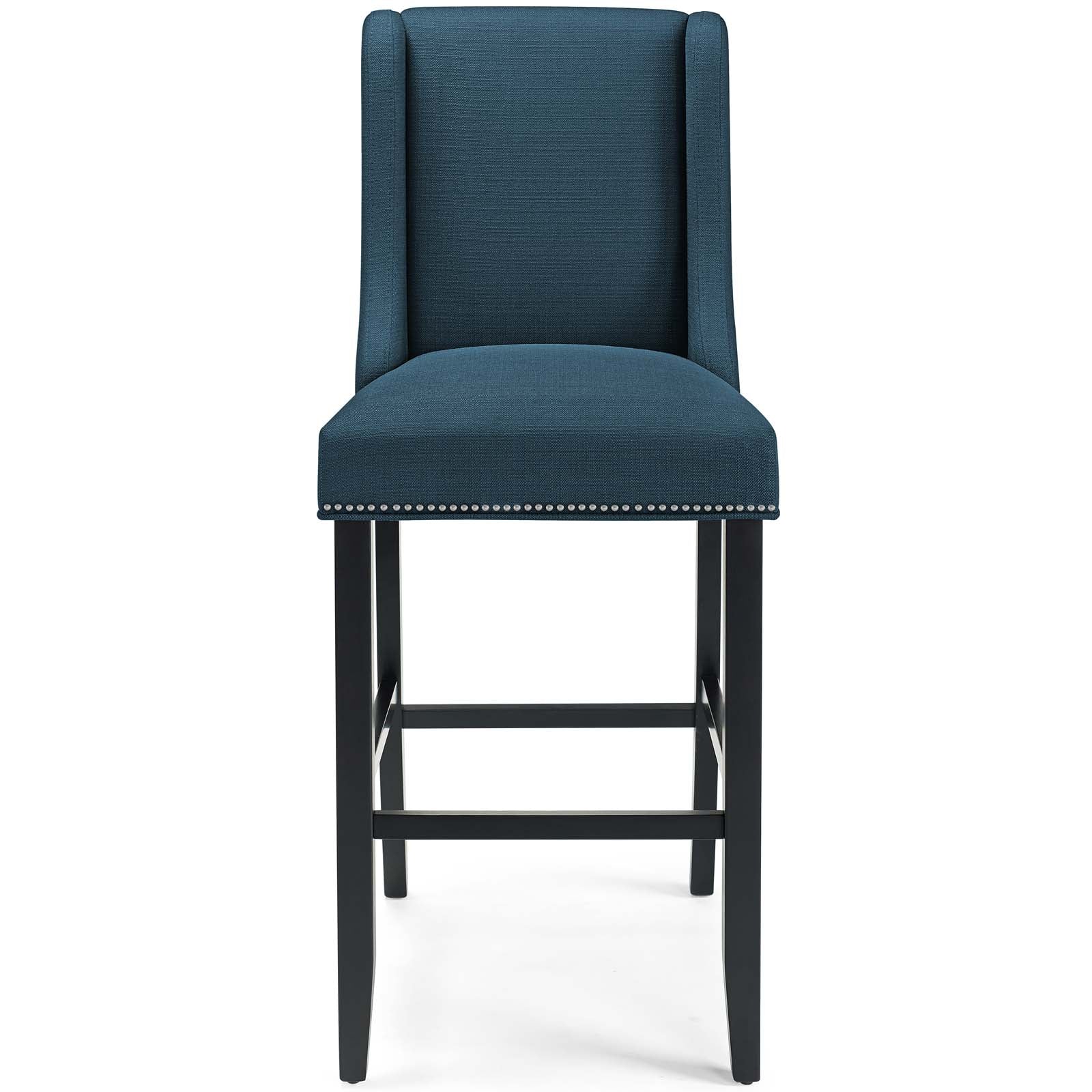 Baron Bar Stool Upholstered Fabric Set of 2 by Modway