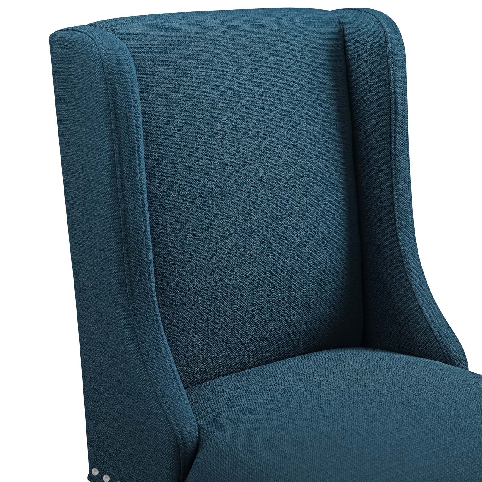 Baron Bar Stool Upholstered Fabric Set of 2 by Modway