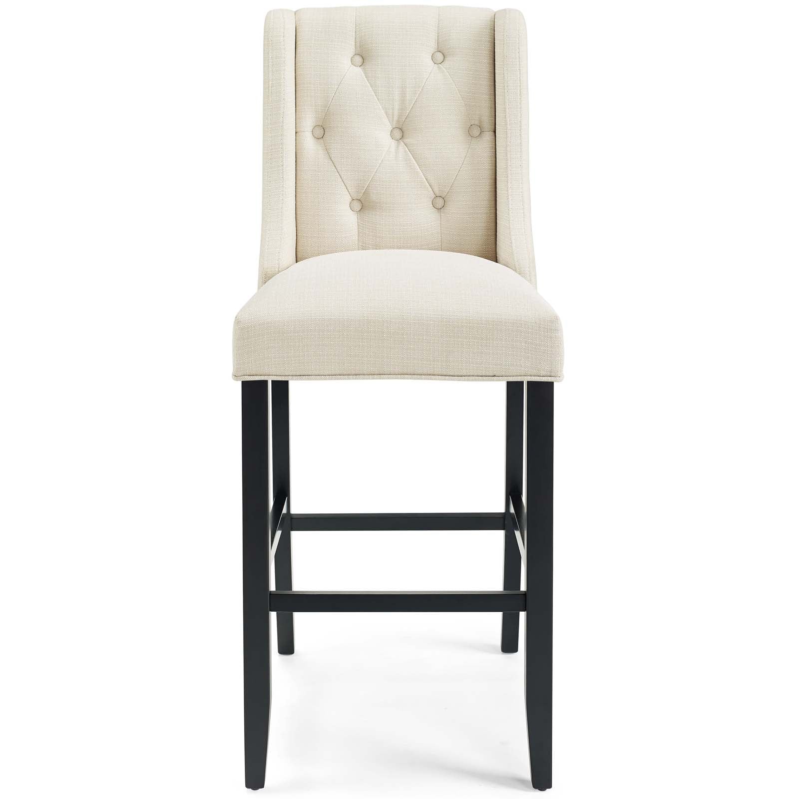 Baronet Bar Stool Upholstered Fabric Set of 2 by Modway