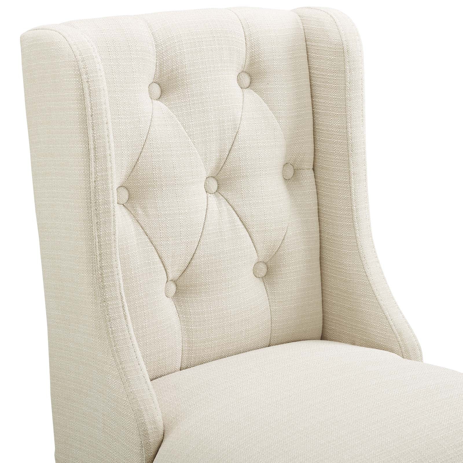 Baronet Bar Stool Upholstered Fabric Set of 2 by Modway