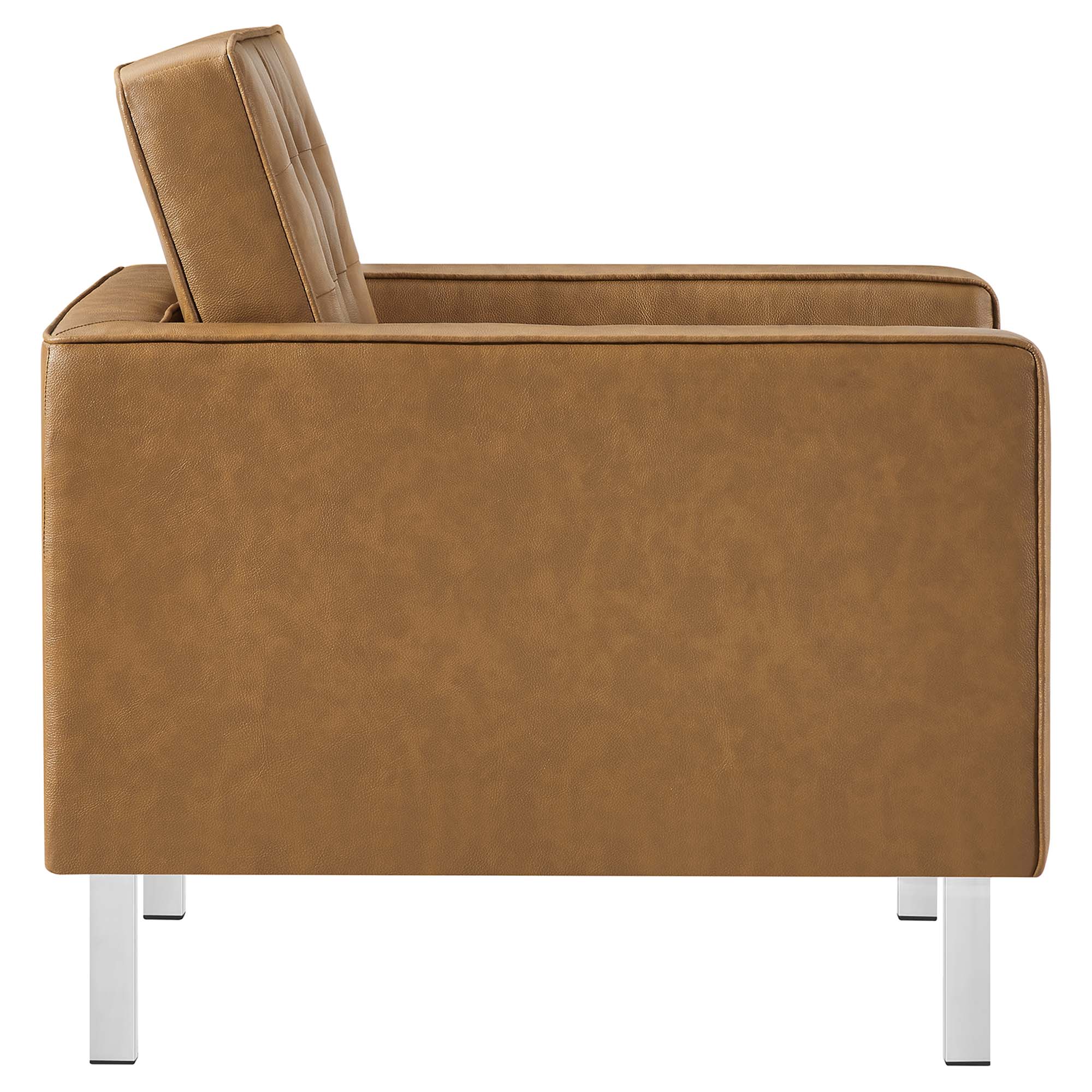 Loft Tufted Vegan Leather 3-Piece Furniture Set by Modway