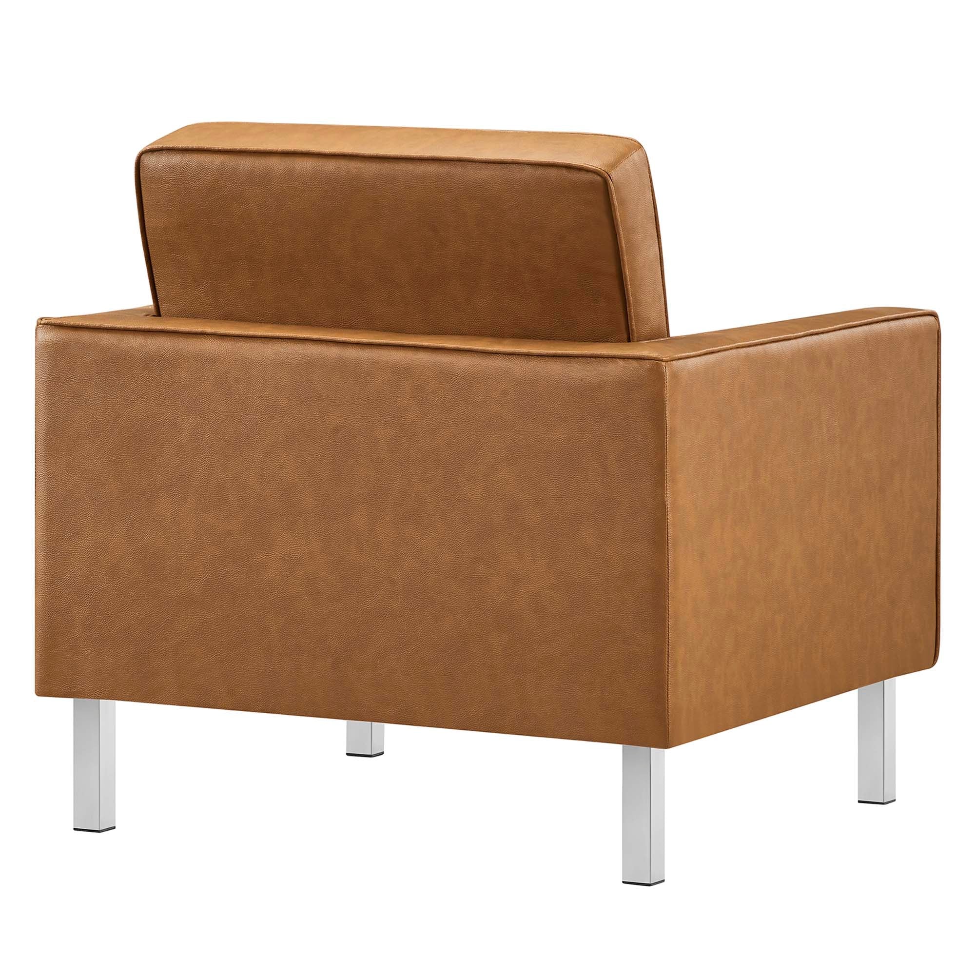 Loft Tufted Vegan Leather 3-Piece Furniture Set by Modway