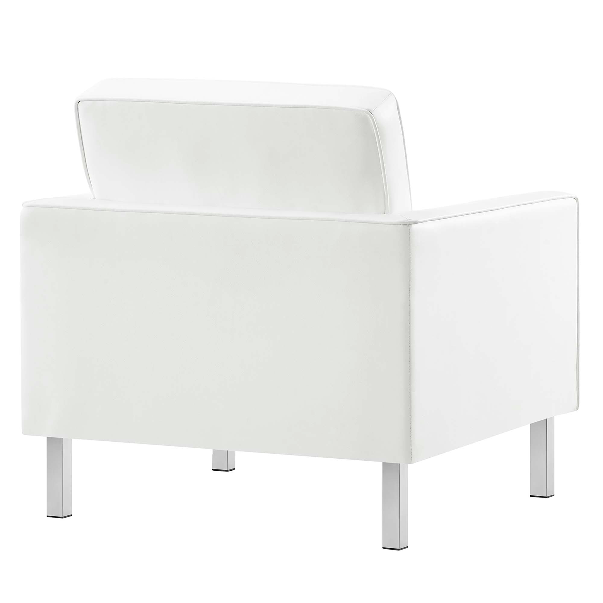 Loft Tufted Vegan Leather 3-Piece Furniture Set by Modway