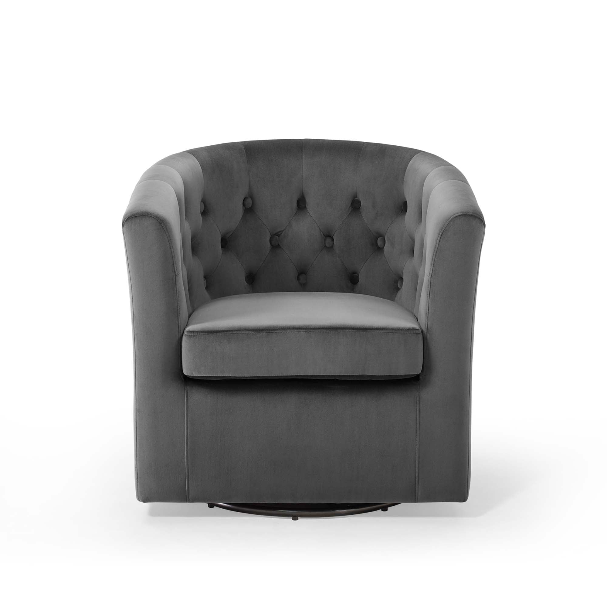 Prospect Tufted Performance Velvet Swivel Armchair by Modway