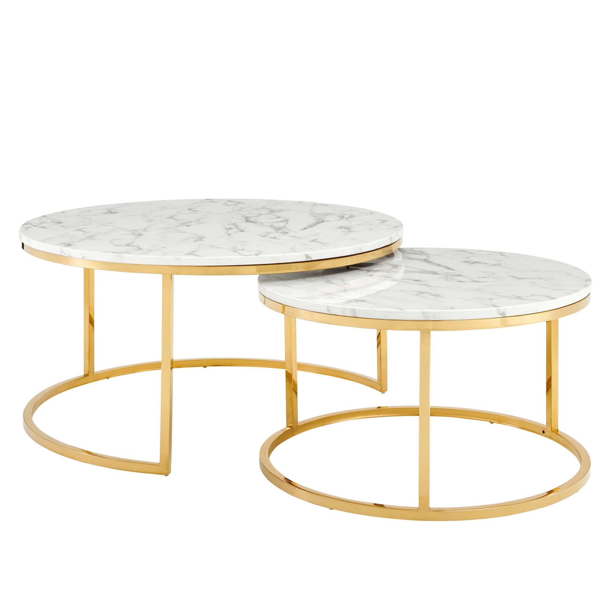 Ravenna Artificial Marble Nesting Coffee Table by Modway
