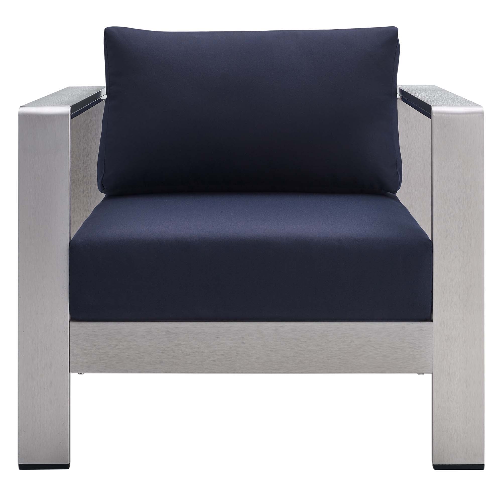 Shore Sunbrella® Fabric Aluminum Outdoor Patio Armchair by Modway