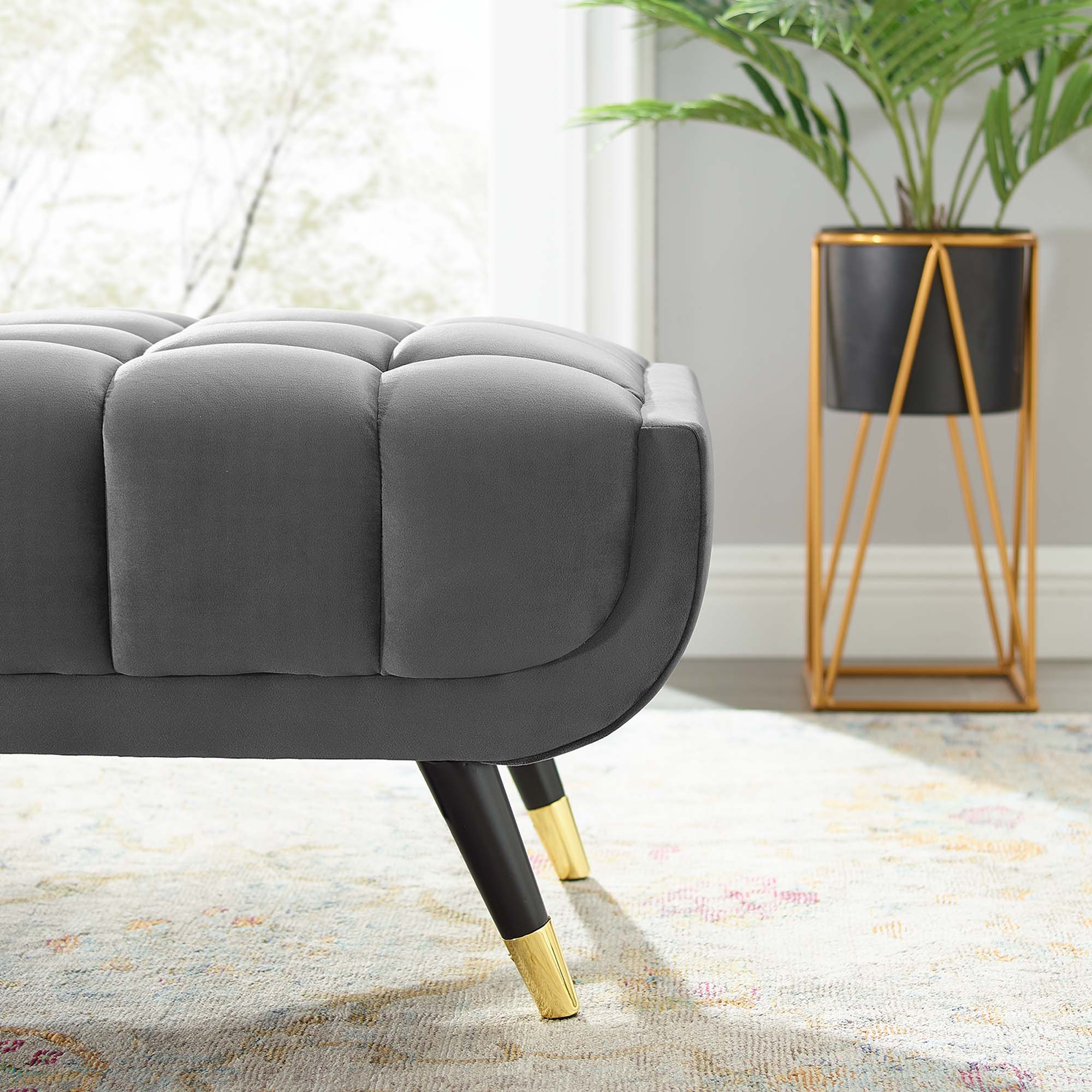 Adept 60" Performance Velvet Bench by Modway