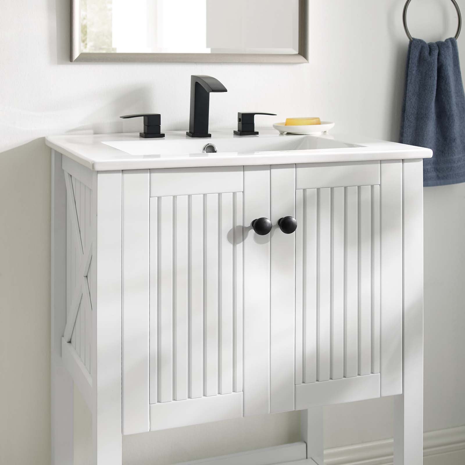 Steam Bathroom Vanity Basin Included by Modway