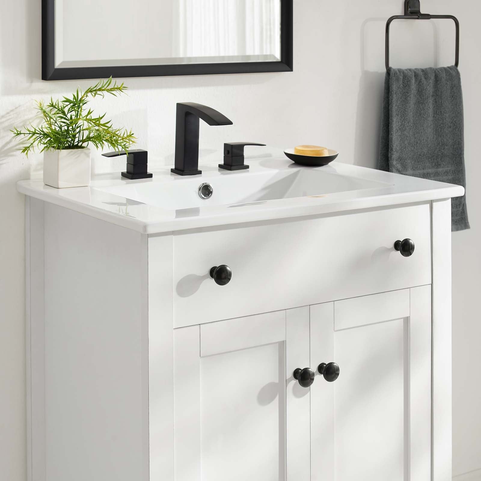 Nantucket Bathroom Vanity Basin Included by Modway