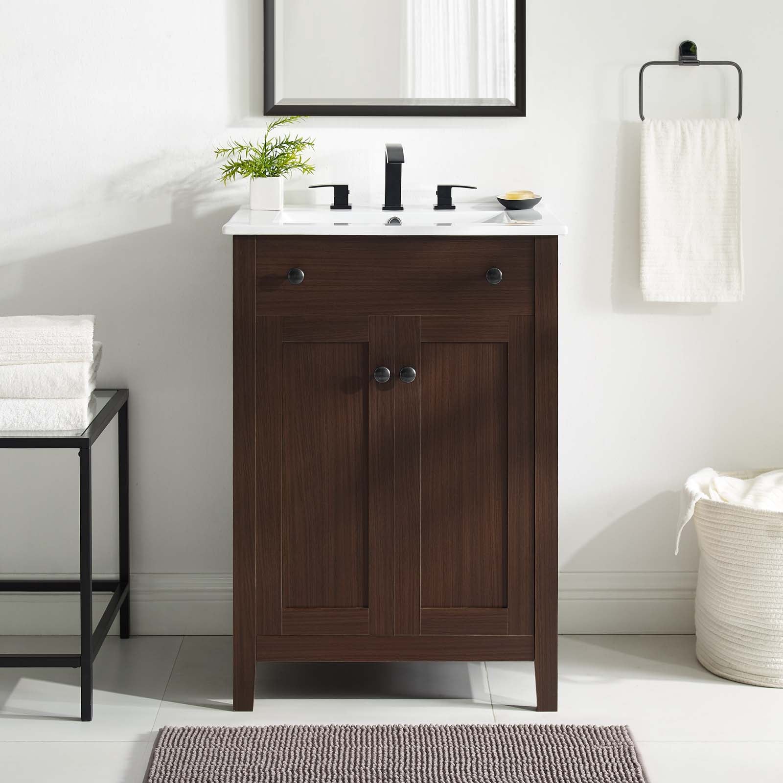 Nantucket Bathroom Vanity Basin Included by Modway
