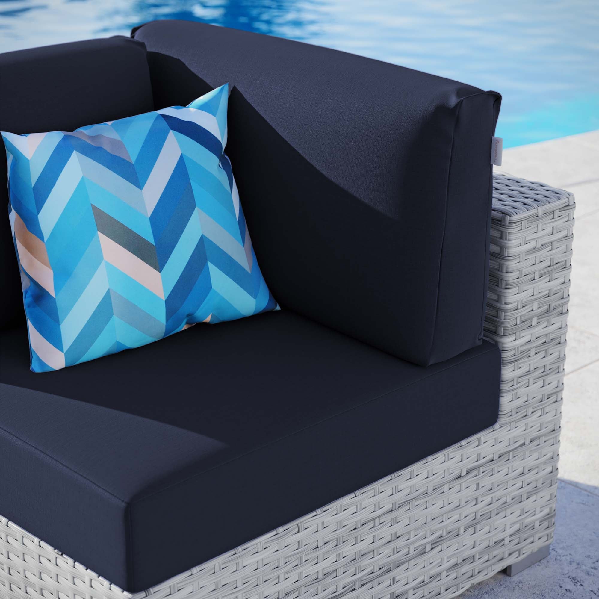Convene Outdoor Patio Corner Chair by Modway