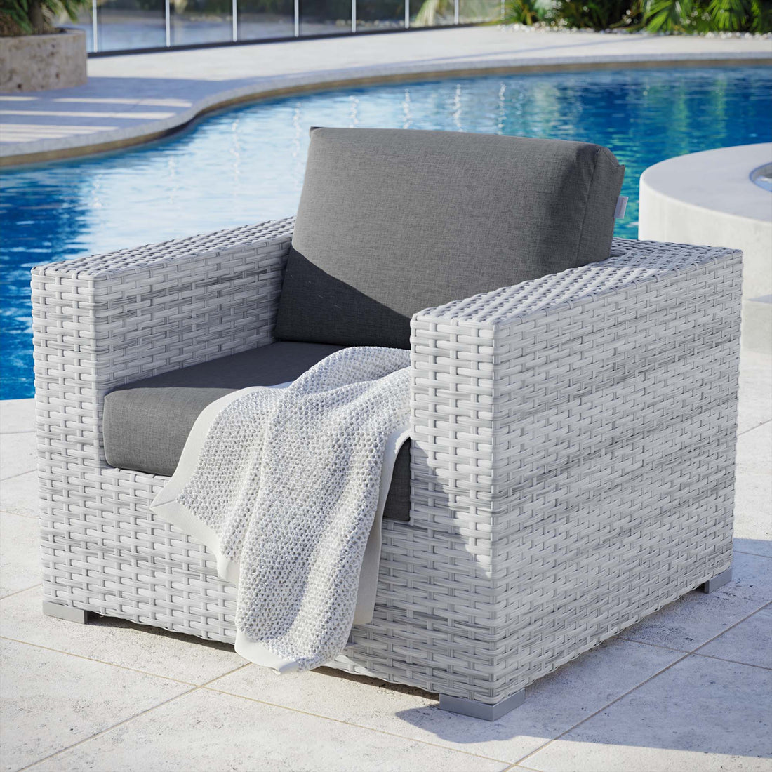 Convene Outdoor Patio Armchair by Modway
