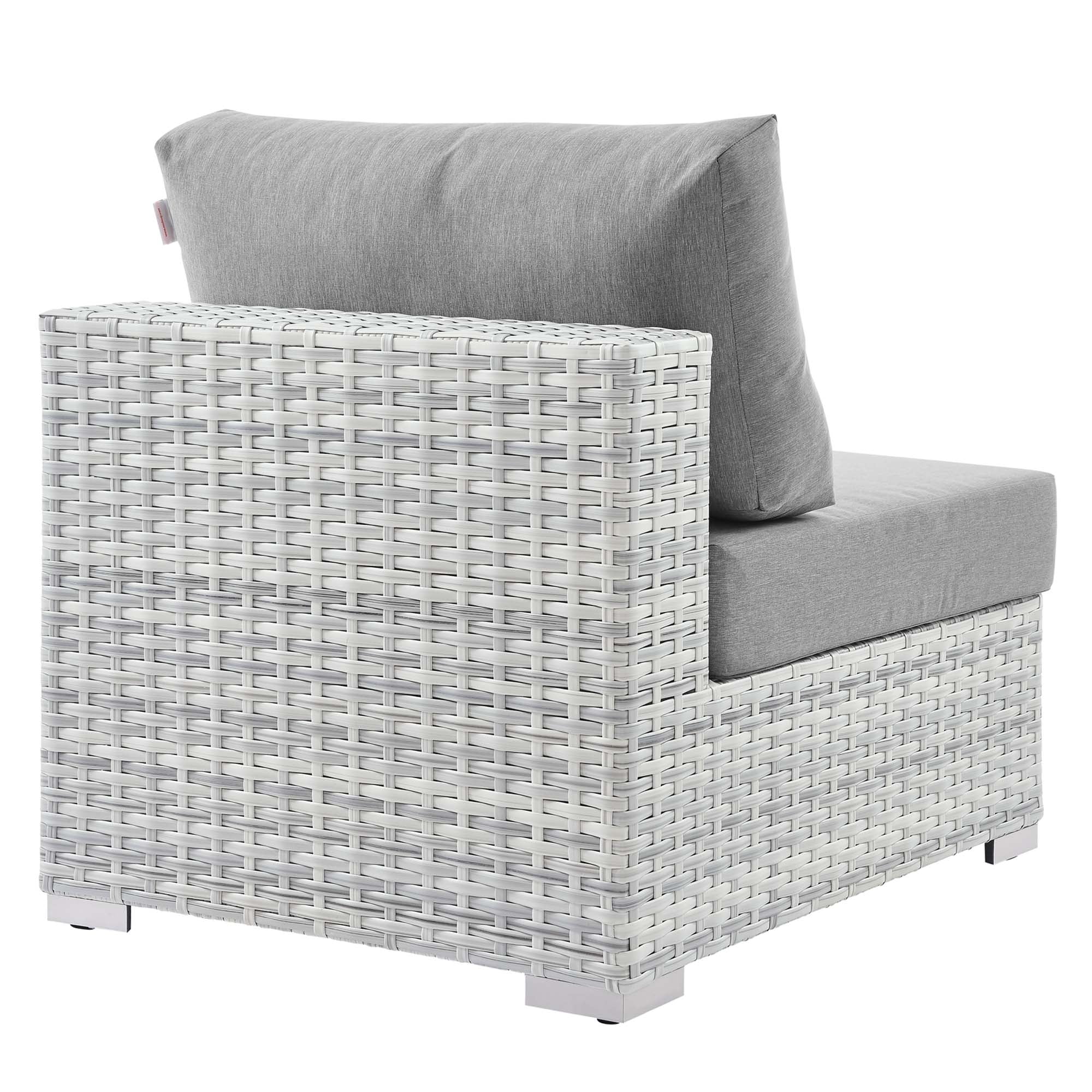 Convene Outdoor Patio Armless Chair by Modway