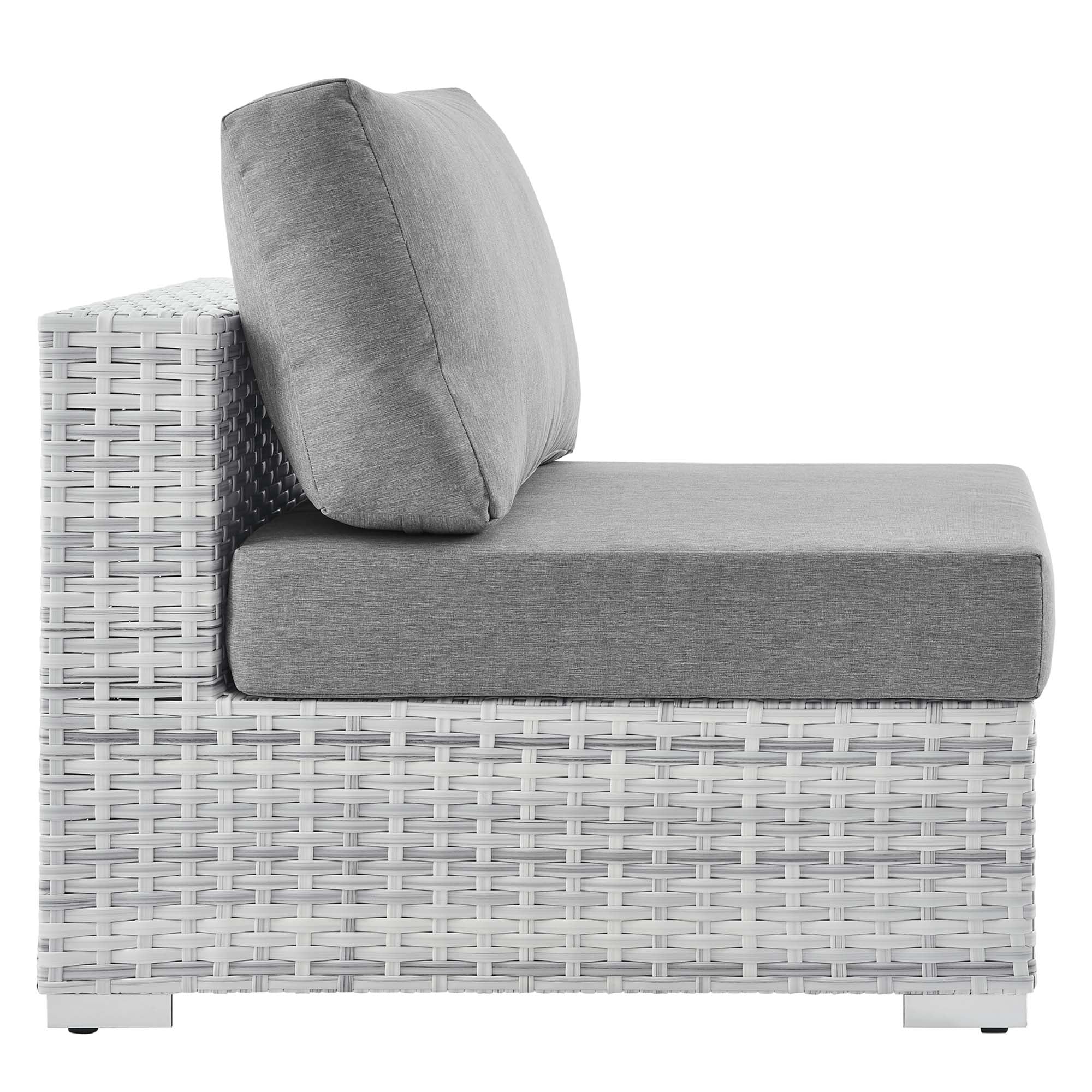 Convene Outdoor Patio Armless Chair by Modway