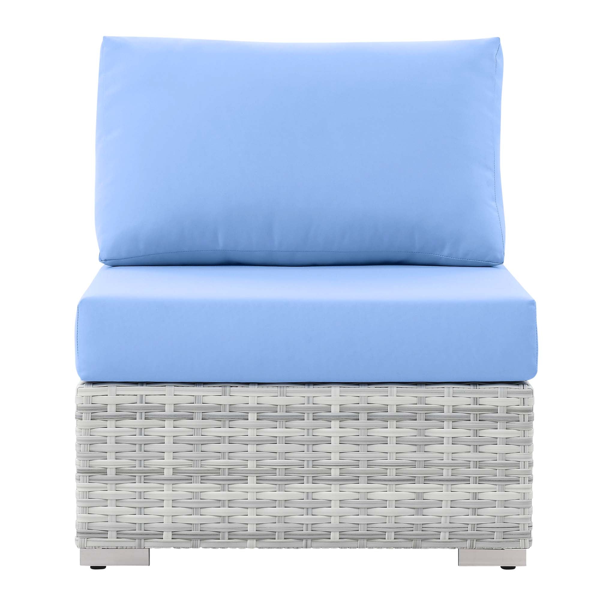 Convene Outdoor Patio Armless Chair by Modway