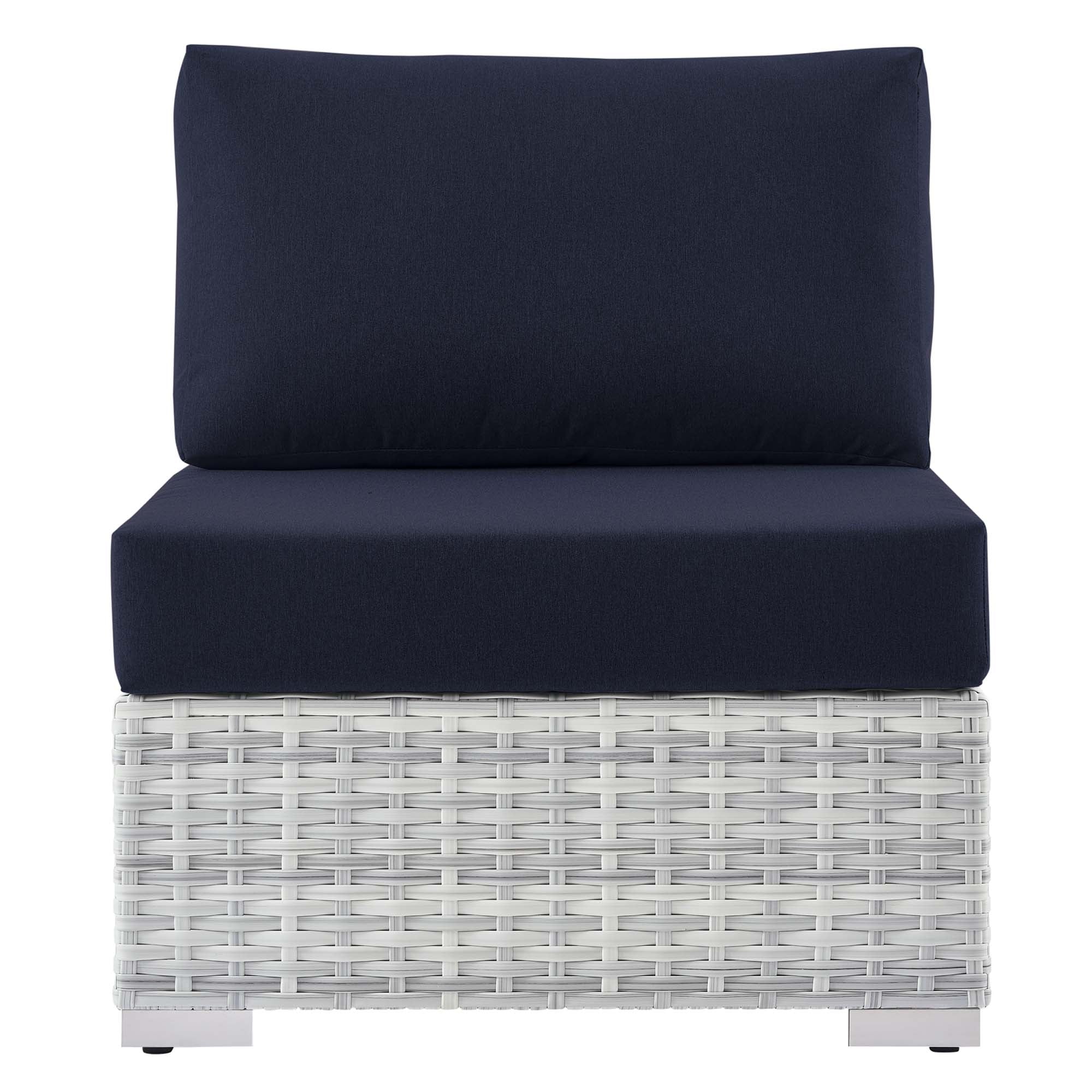 Convene Outdoor Patio Armless Chair by Modway