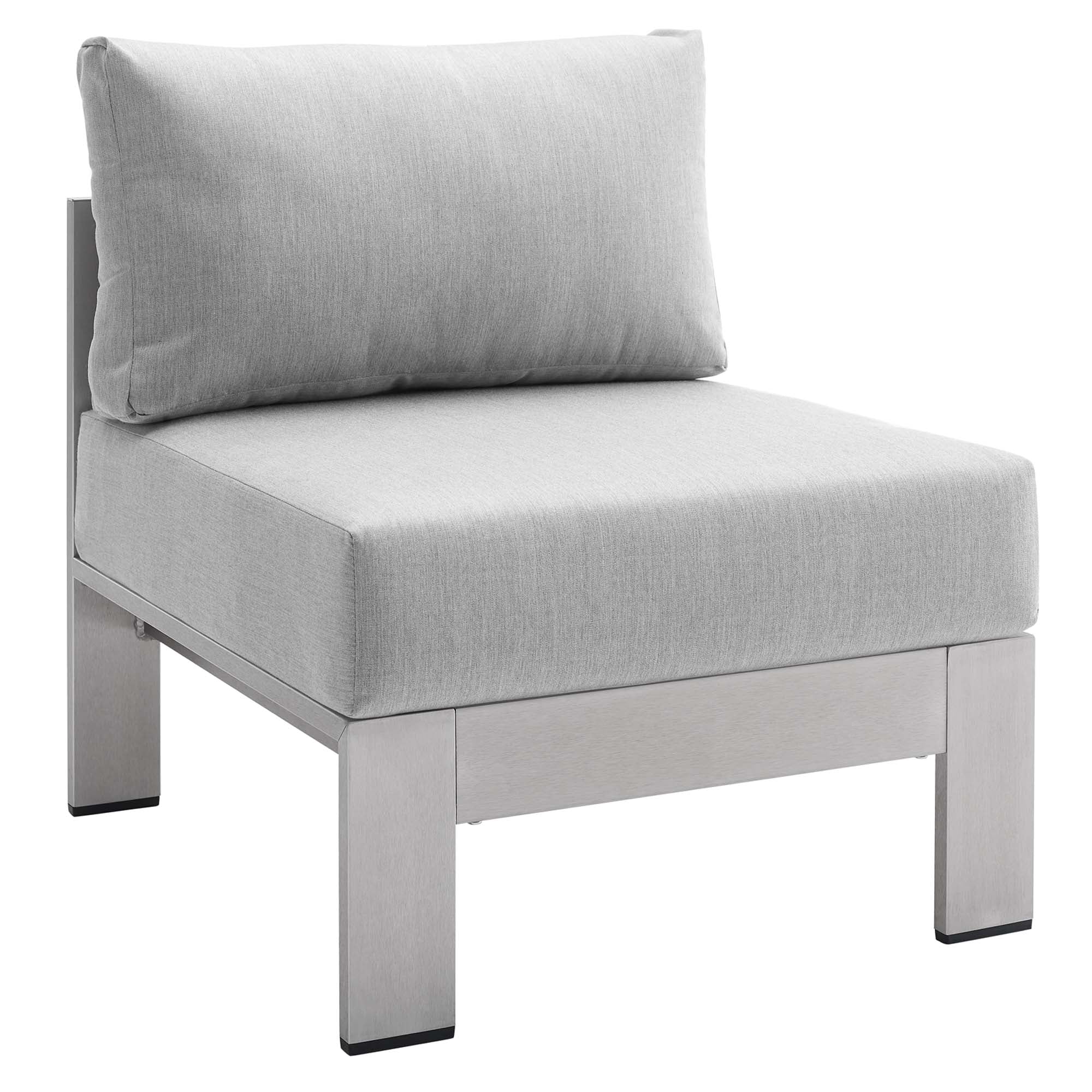 Shore Sunbrella® Fabric Outdoor Patio Aluminum 3 Piece Set by Modway