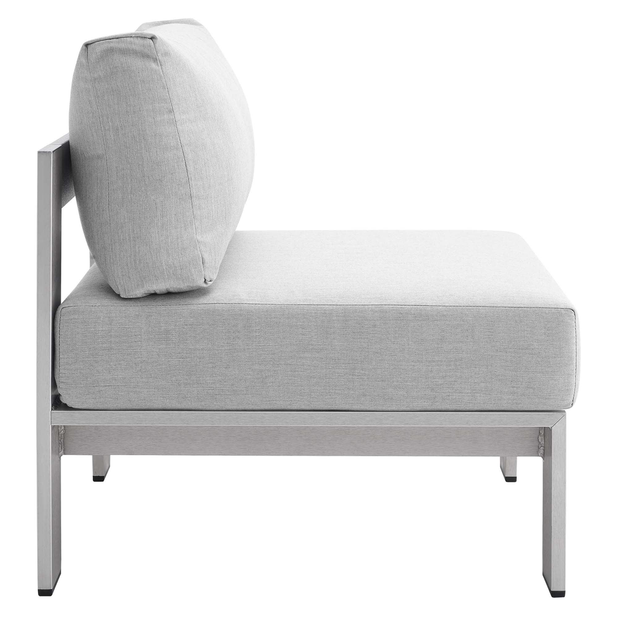 Shore Sunbrella® Fabric Outdoor Patio Aluminum 3 Piece Set by Modway