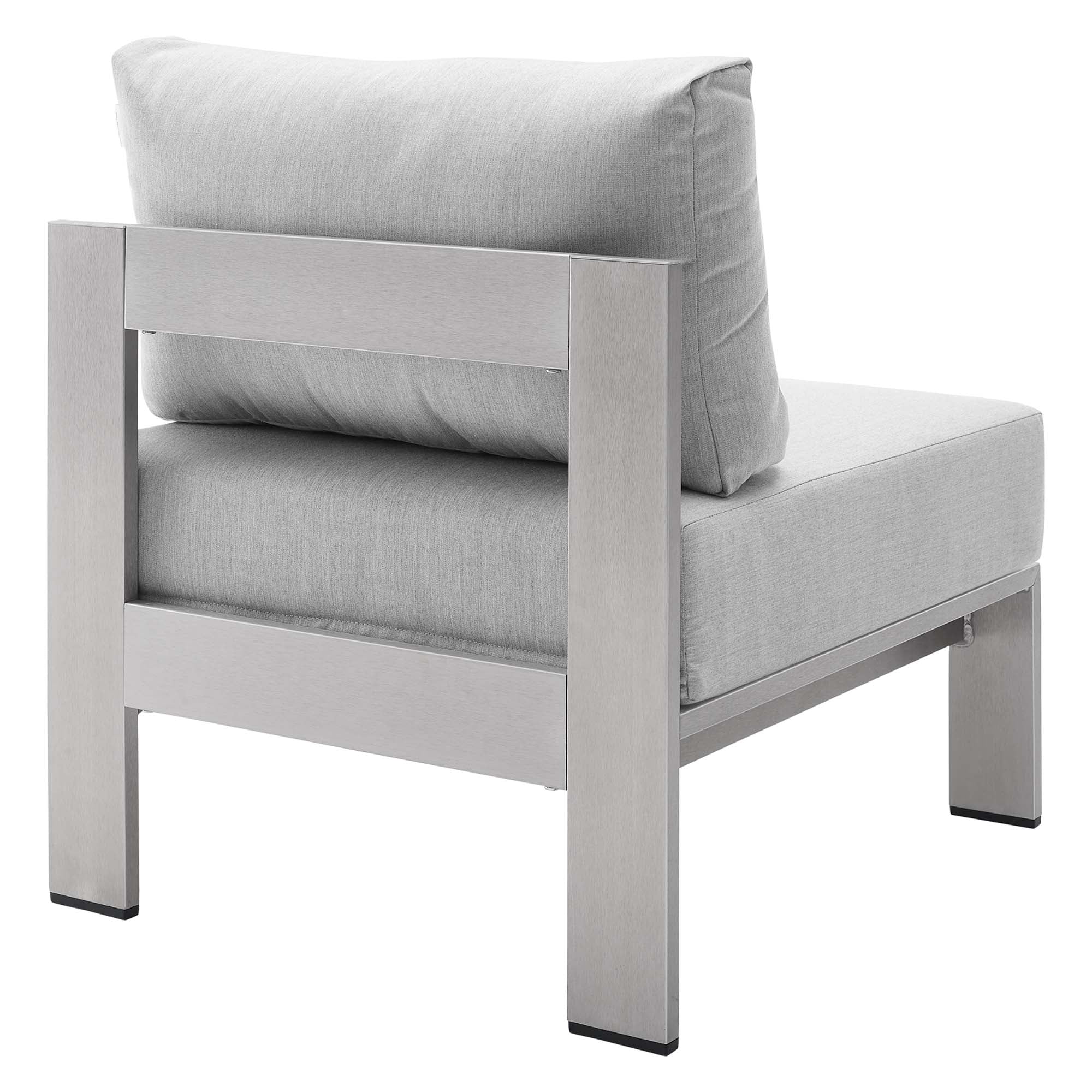 Shore Sunbrella® Fabric Outdoor Patio Aluminum 3 Piece Set by Modway
