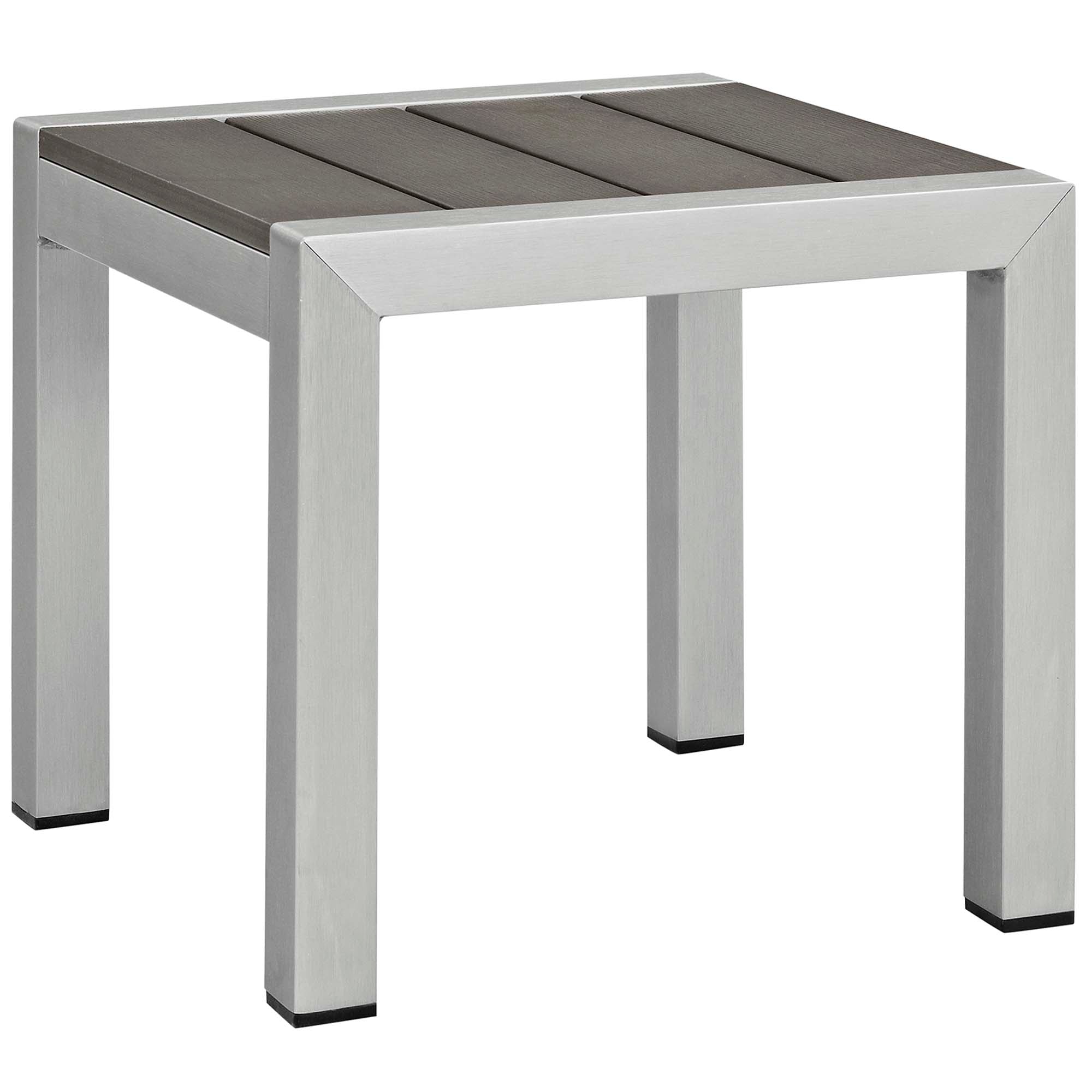 Shore Sunbrella® Fabric Outdoor Patio Aluminum 3 Piece Set by Modway