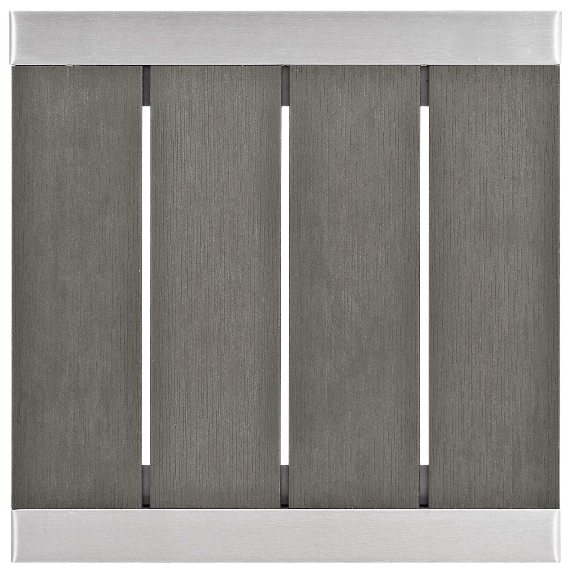 Shore Sunbrella® Fabric Outdoor Patio Aluminum 3 Piece Set by Modway