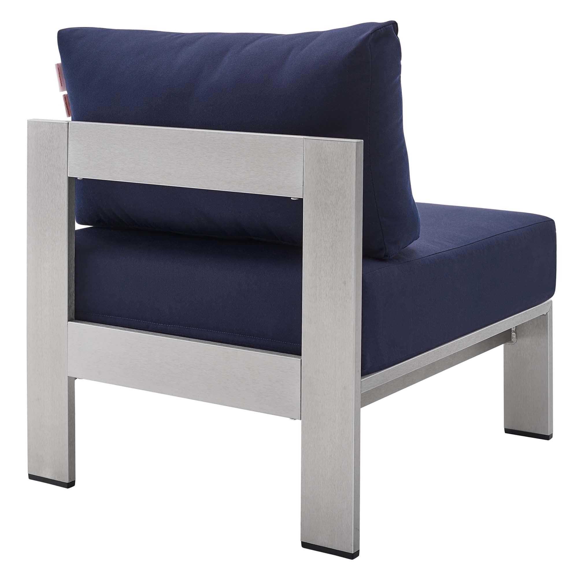 Shore Sunbrella® Fabric Outdoor Patio Aluminum 3 Piece Set by Modway