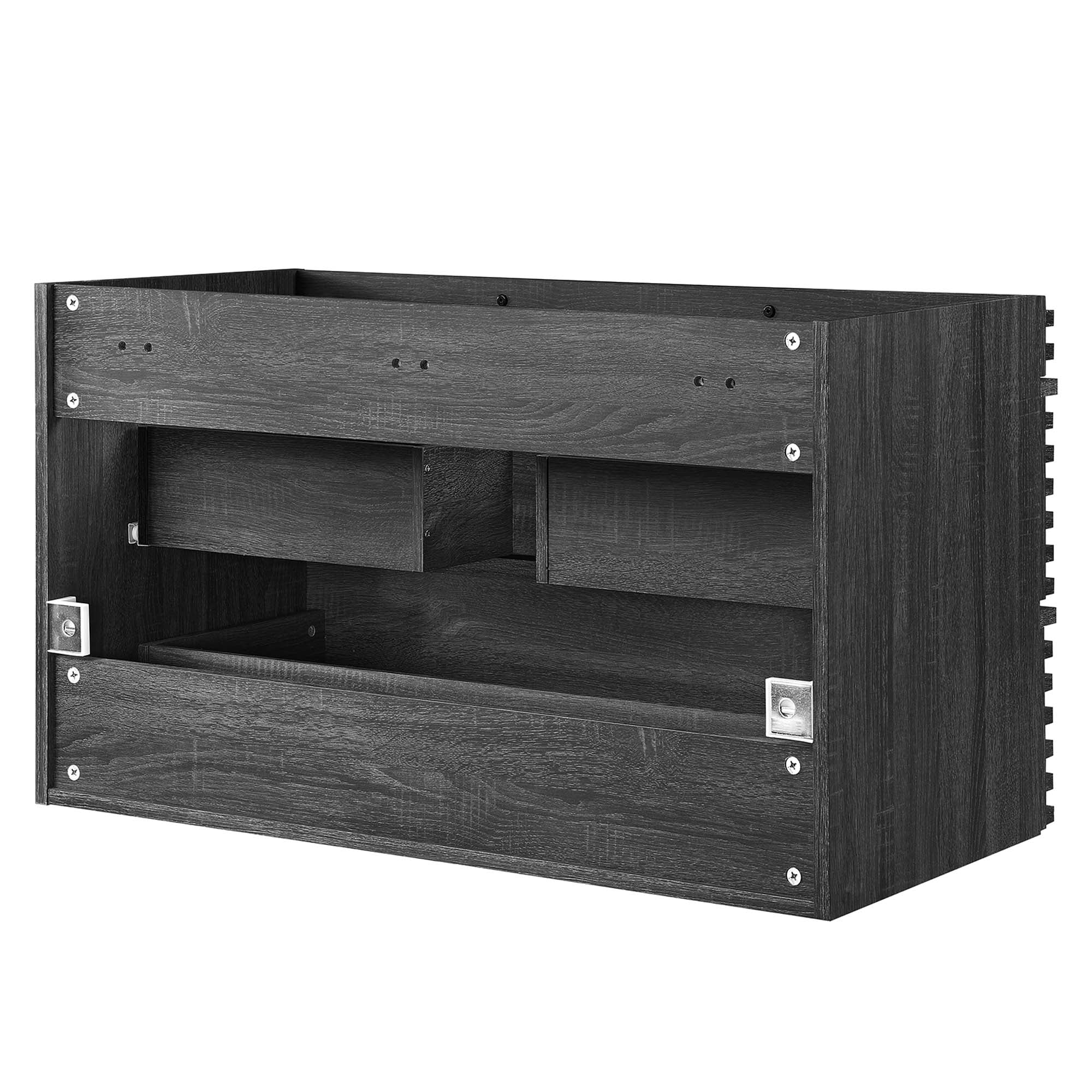 Render Wall-Mount Bathroom Cabinet Basin Not Included by Modway