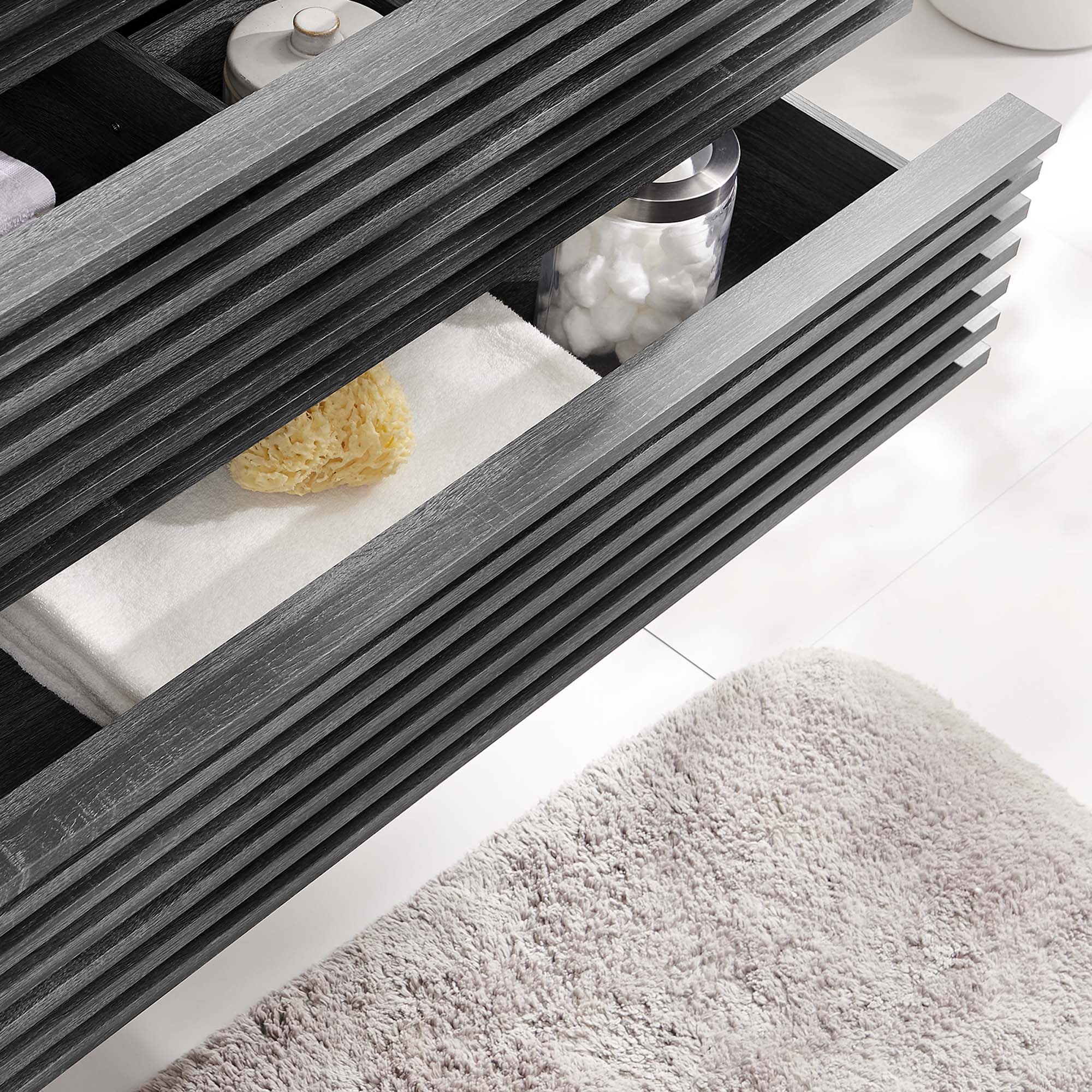 Render Wall-Mount Bathroom Cabinet Basin Not Included by Modway