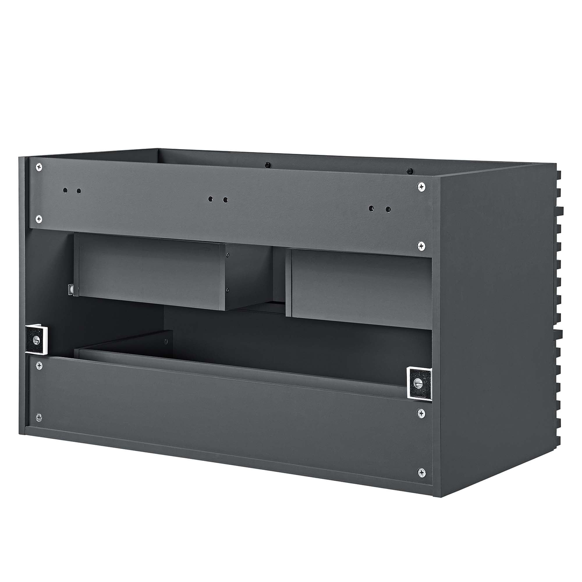 Render Wall-Mount Bathroom Cabinet Basin Not Included by Modway