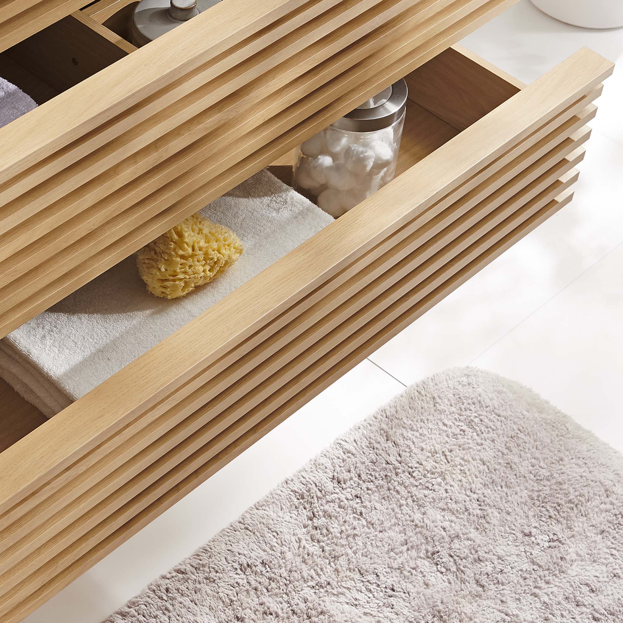 Render Wall-Mount Bathroom Cabinet Basin Not Included by Modway