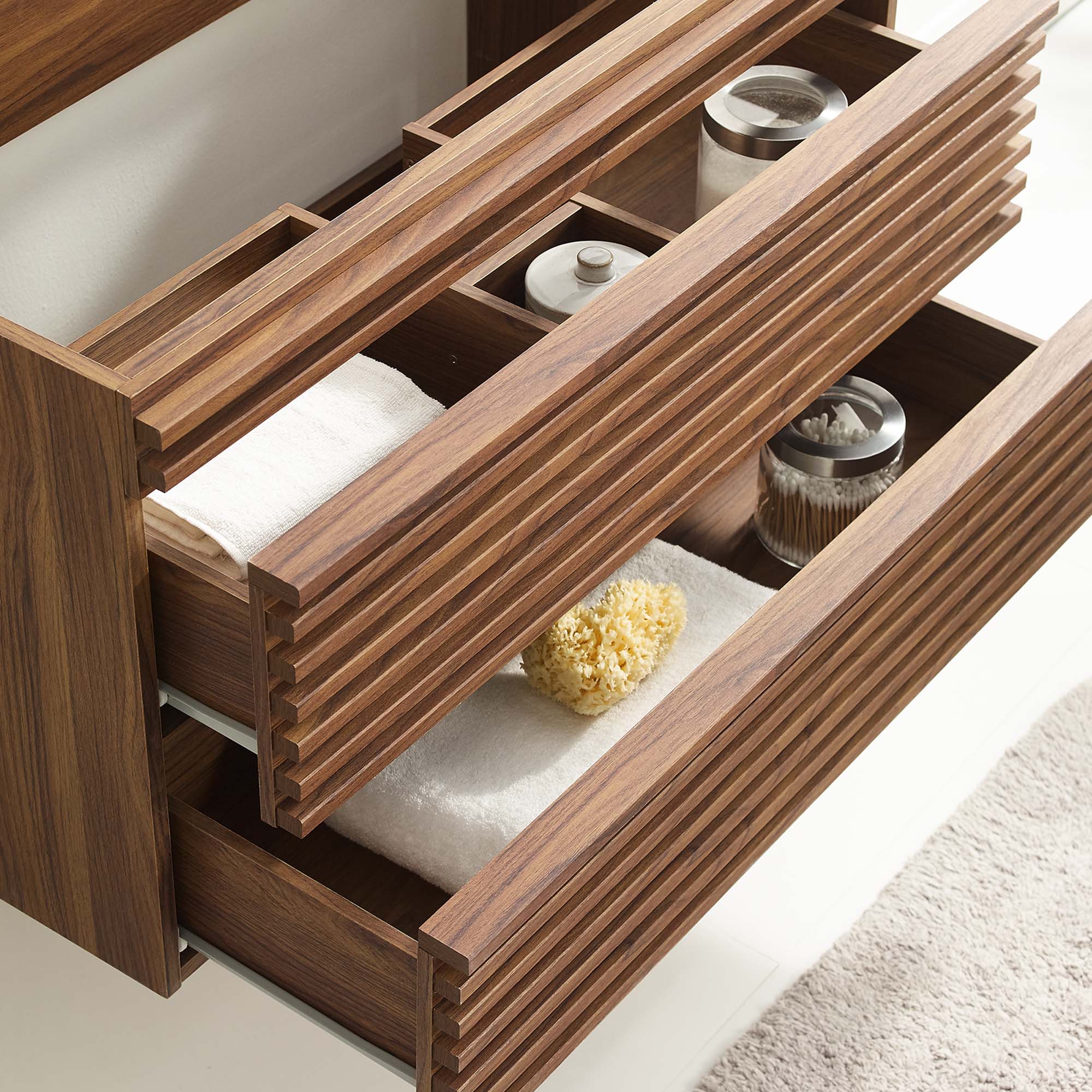 Render Wall-Mount Bathroom Cabinet Basin Not Included by Modway