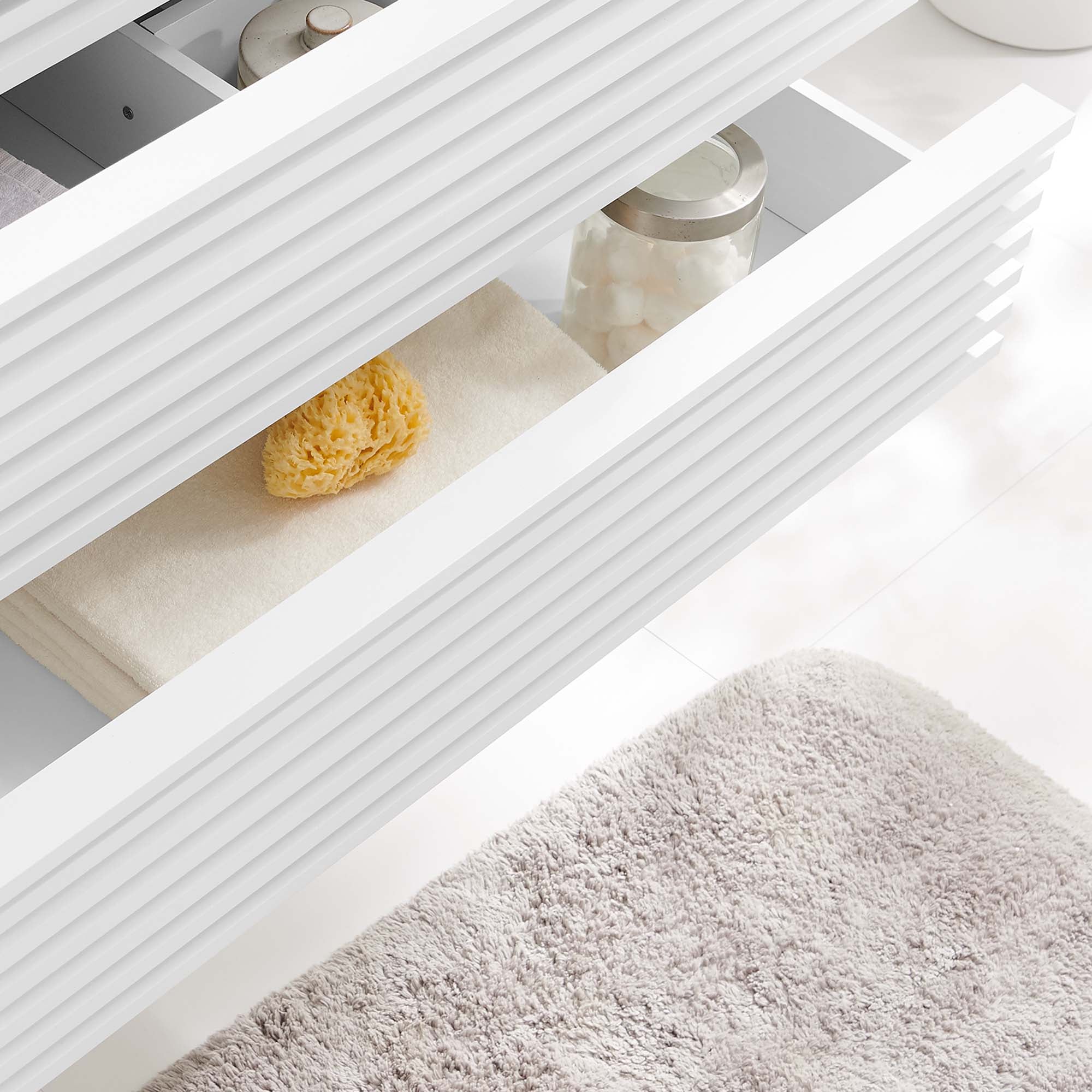 Render Wall-Mount Bathroom Cabinet Basin Not Included by Modway