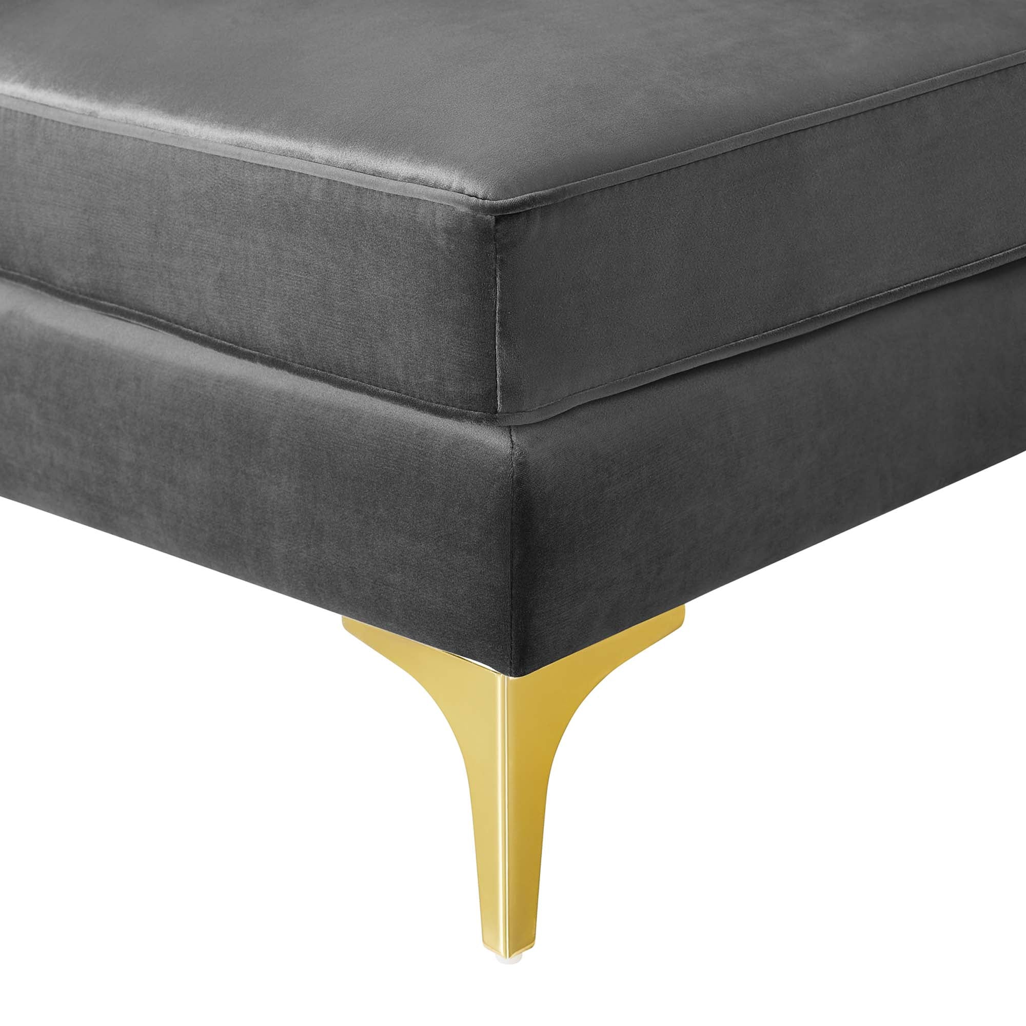 Triumph Channel Tufted Performance Velvet 3-Seater Sofa by Modway