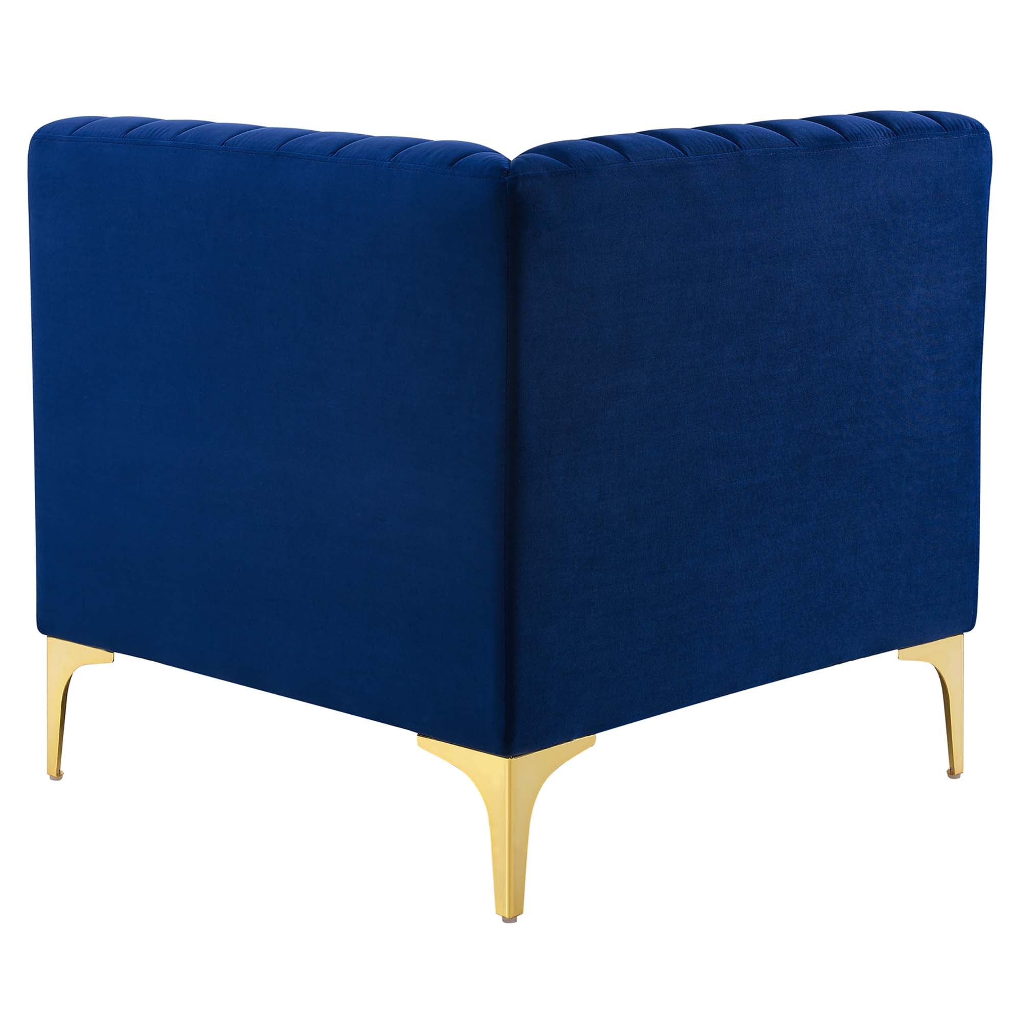 Triumph Channel Tufted Performance Velvet 3-Seater Sofa by Modway