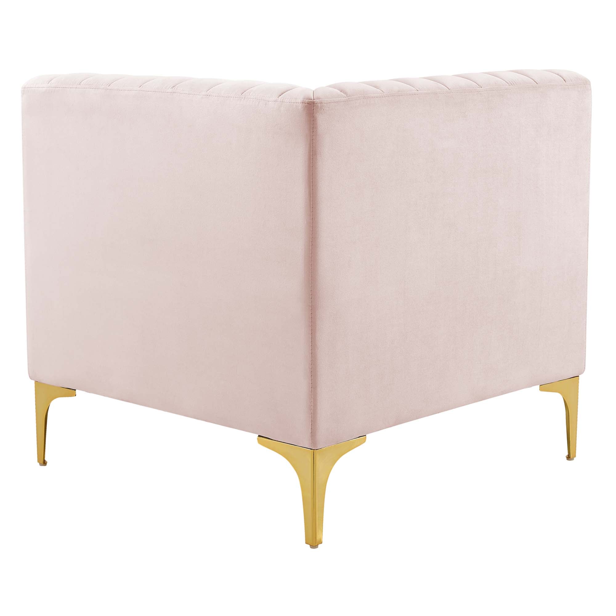 Triumph Channel Tufted Performance Velvet 3-Seater Sofa by Modway