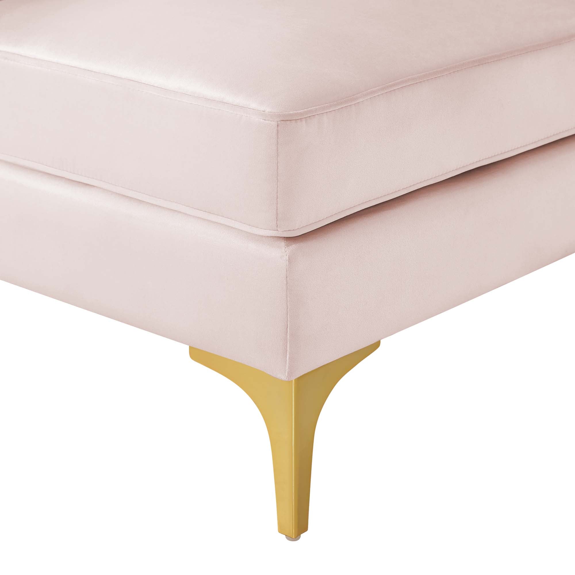 Triumph Channel Tufted Performance Velvet 3-Seater Sofa by Modway
